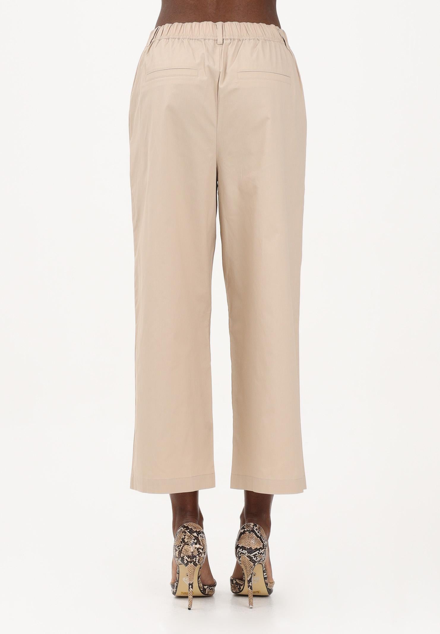 ONLY Pantalone cropped beige da donna 15370610 OXTA ONLY