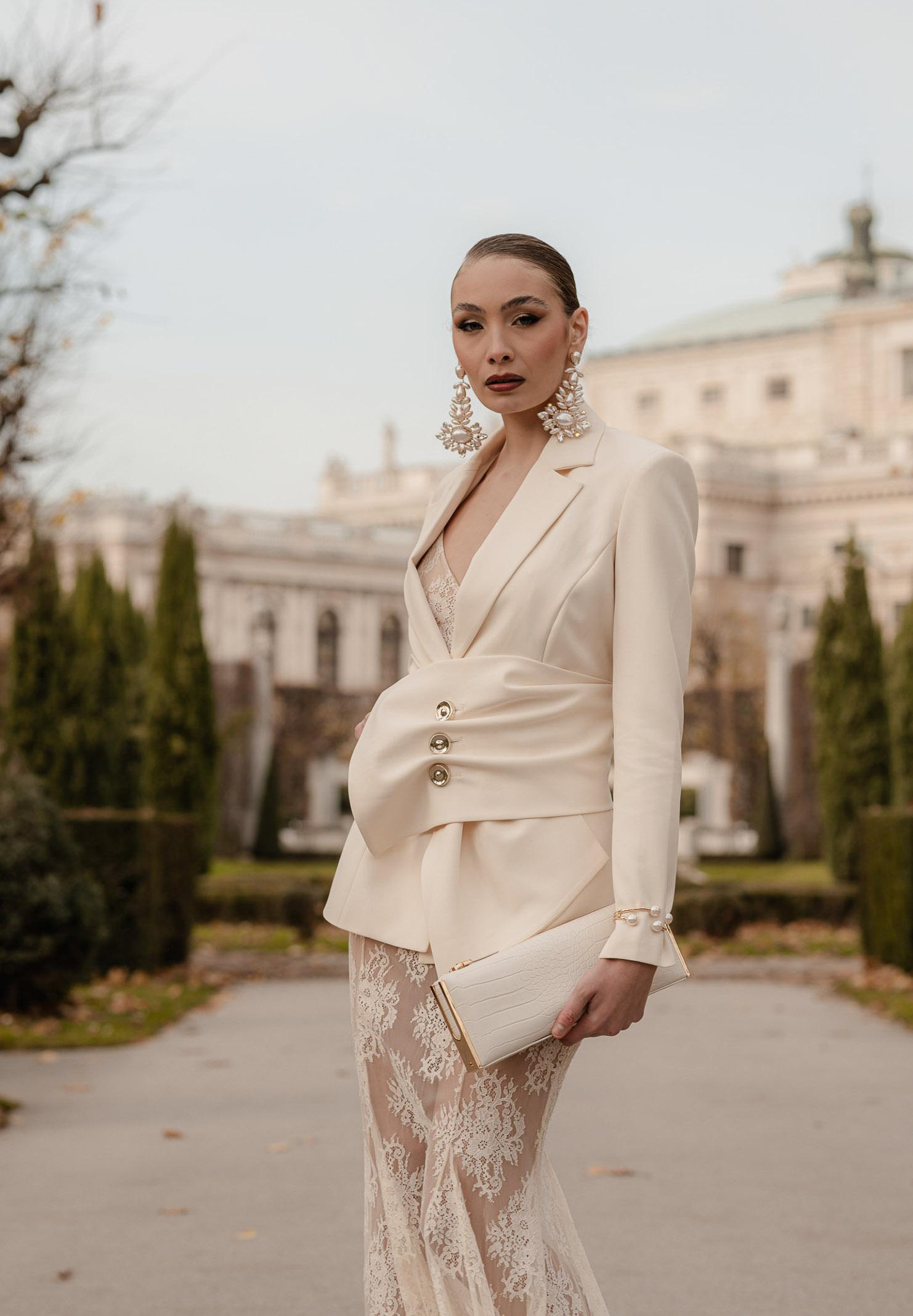 SANTAS Giacca ALLURE crema da donna PV2622 CR SANTAS