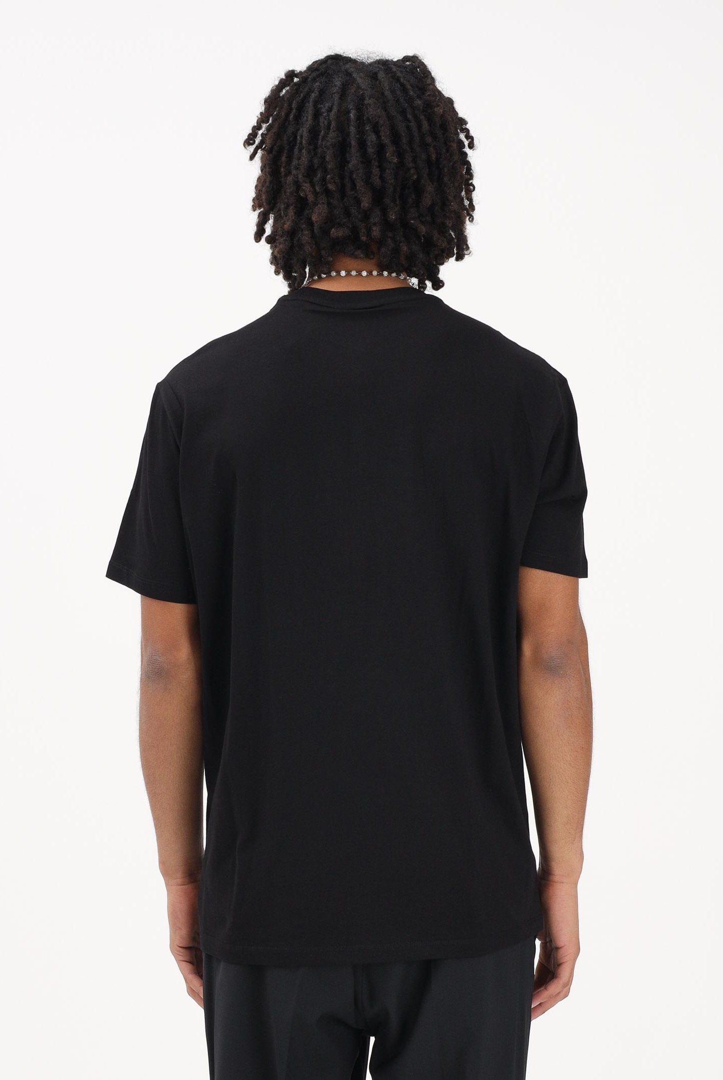 ARMANI EXCHANGE T-shirt a manica corta nera da uomo con logo XM002178AF12308 UC001 ARMANI EXCHANGE
