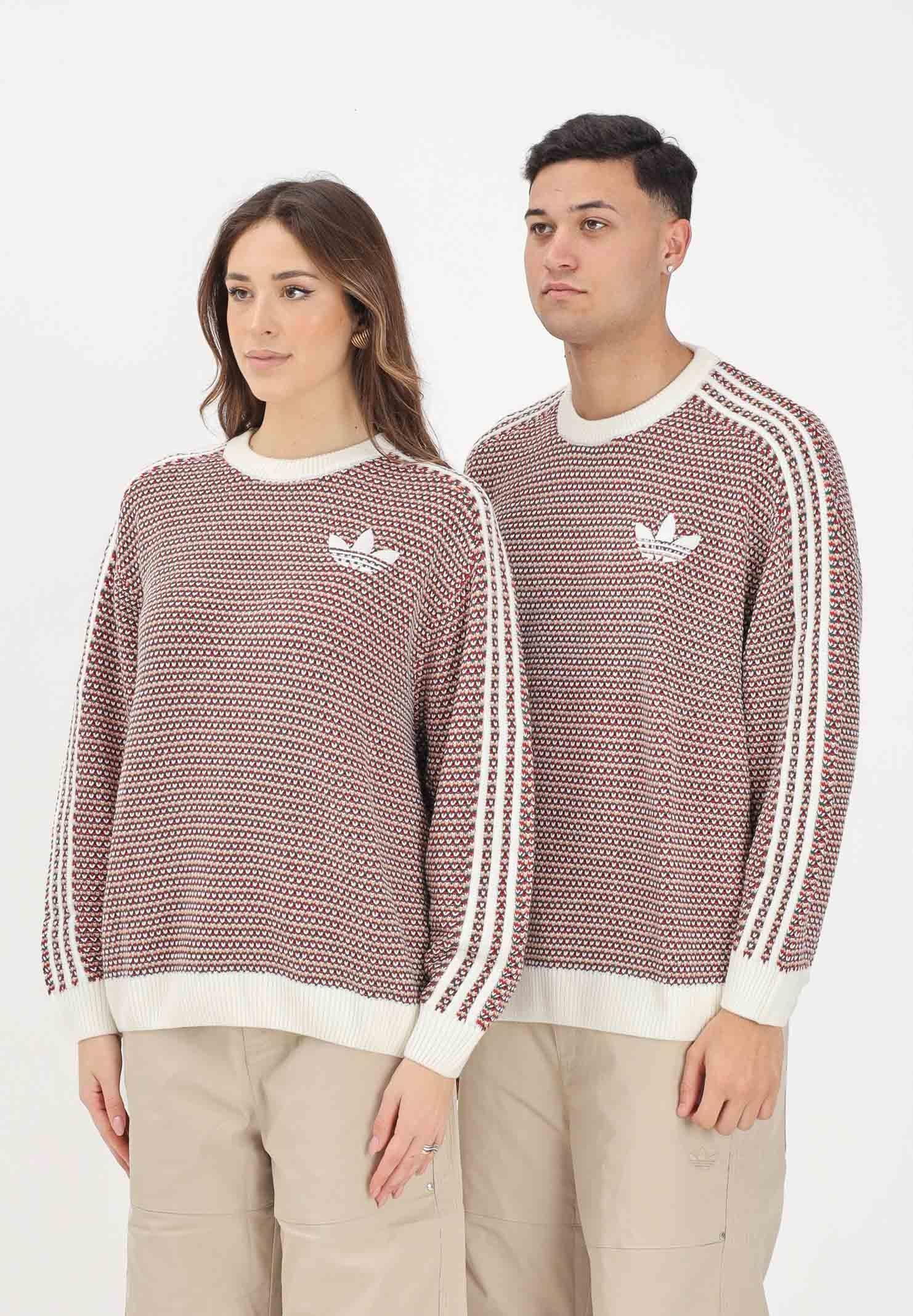 ADIDAS ORIGINALS Maglioncino girocollo Holiday Pack Knit multicolore per uomo e donna KQ6291 . ADIDAS ORIGINALS