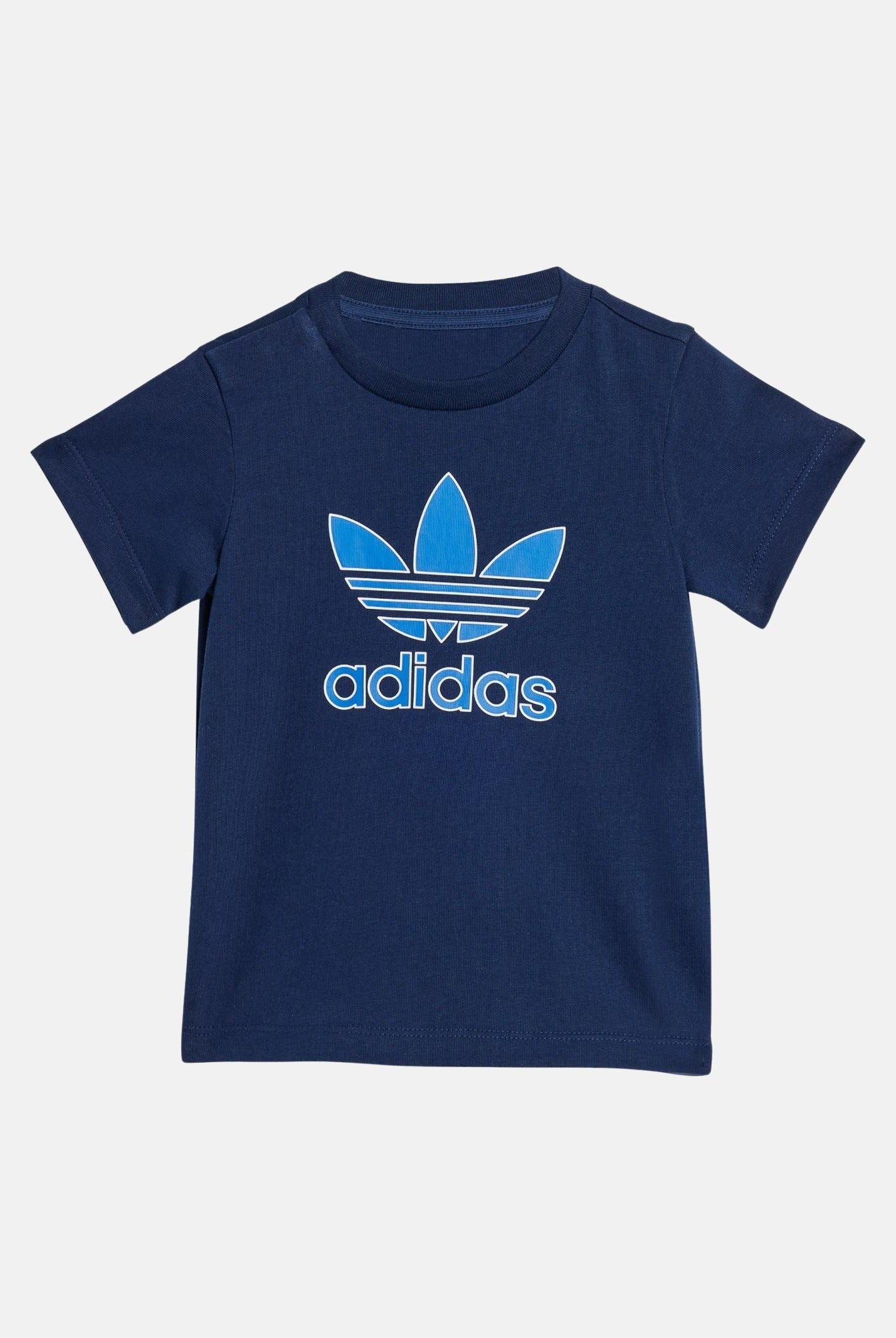 ADIDAS ORIGINALS T-shirt a manica corta blu da neonato con logo Trefoil JX9003 ADIDAS ORIGINALS