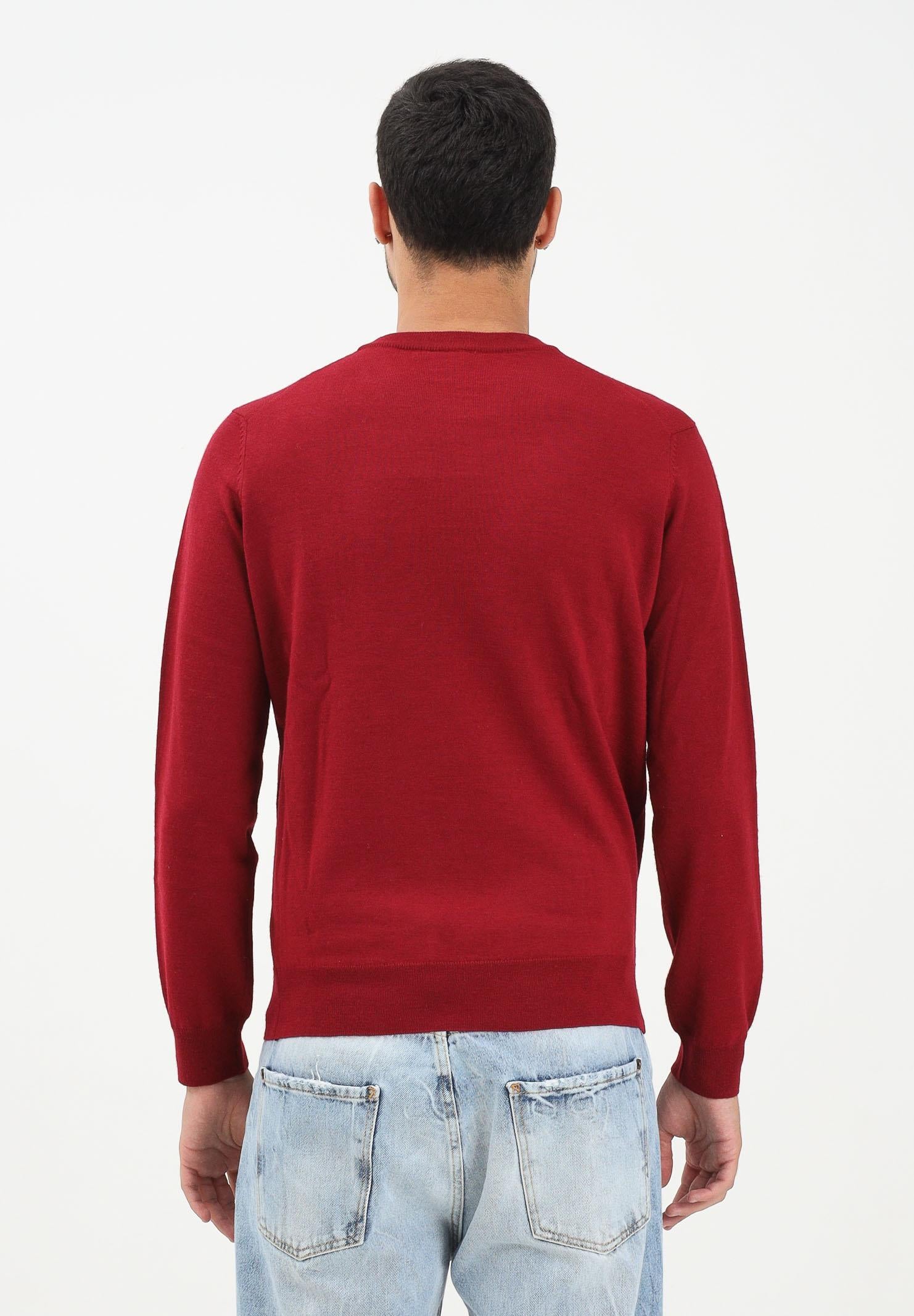 LACOSTE Maglioncino girocollo bordeaux da uomo AH3225 476 LACOSTE