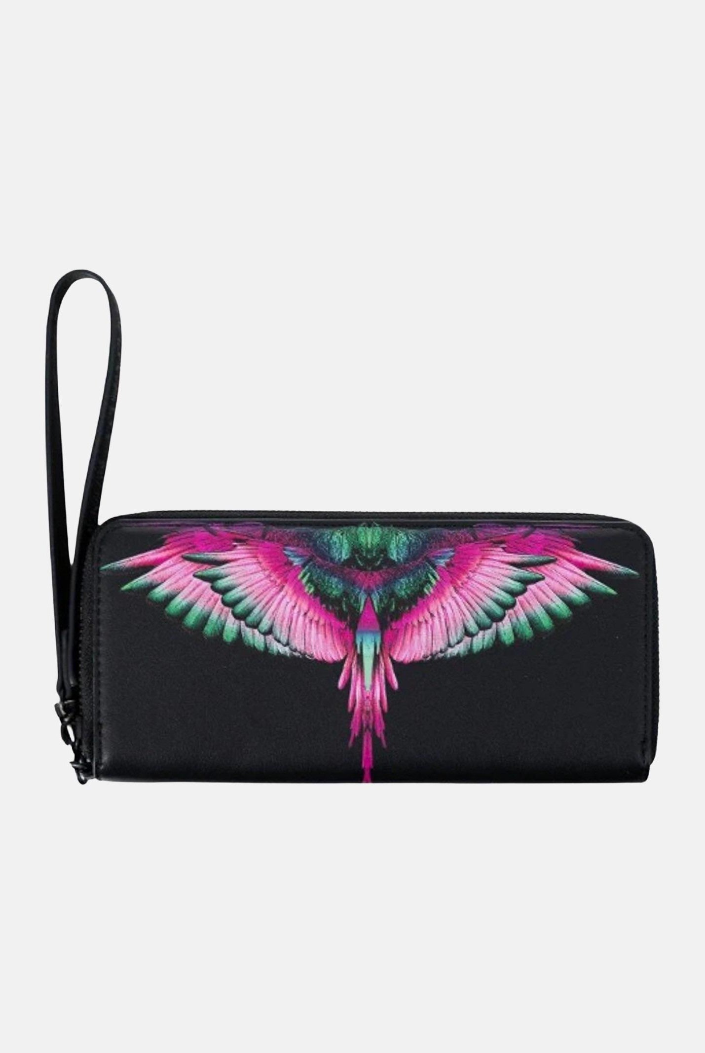 MARCELO BURLON COUNTY OF MILAN Portafogli nero da donna con stampa COMAF250173 MARCELO BURLON COUNTY OF MILAN