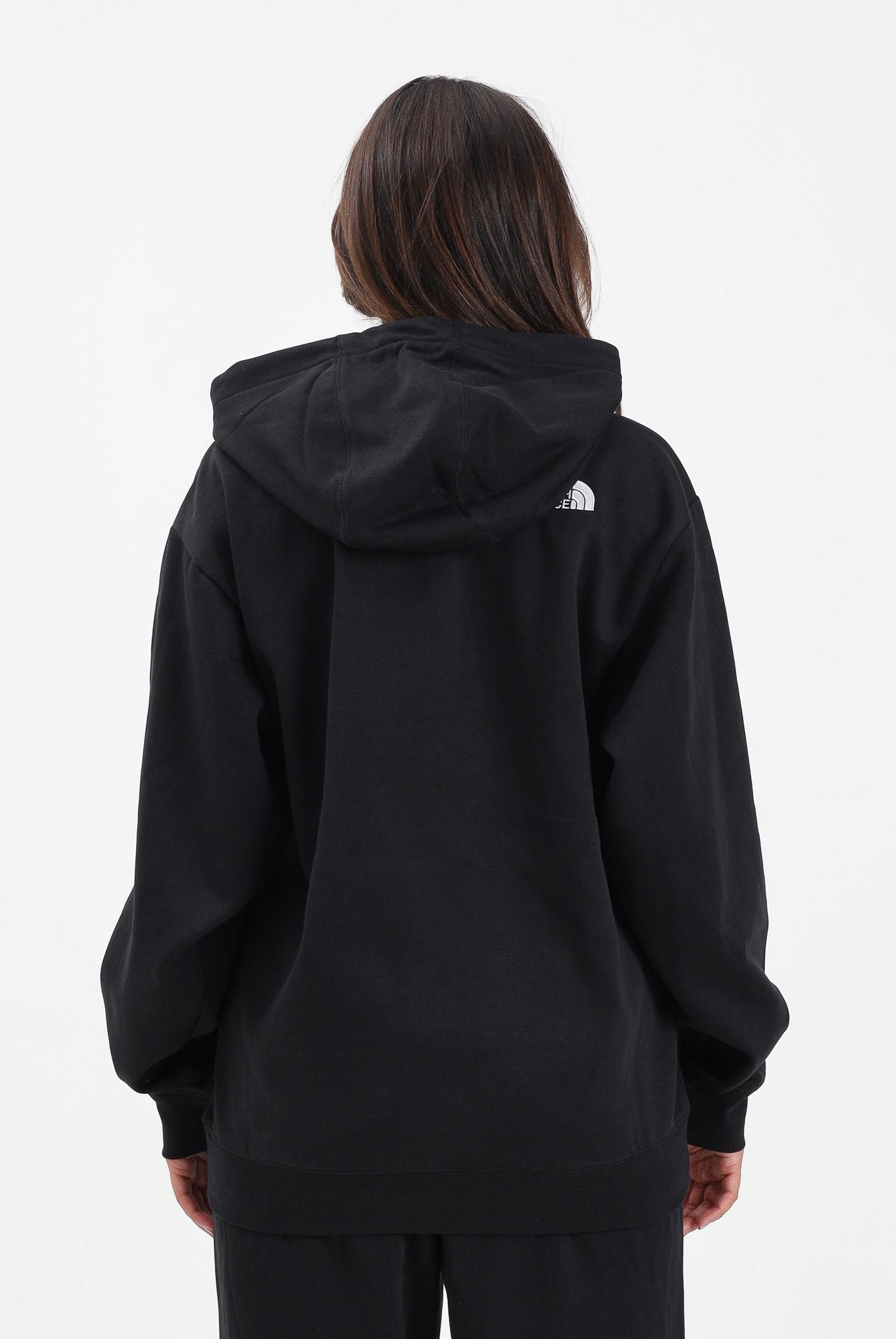 THE NORTH FACE Felpa con cappuccio Essential nera da donna NF0A89ENJK31 . THE NORTH FACE