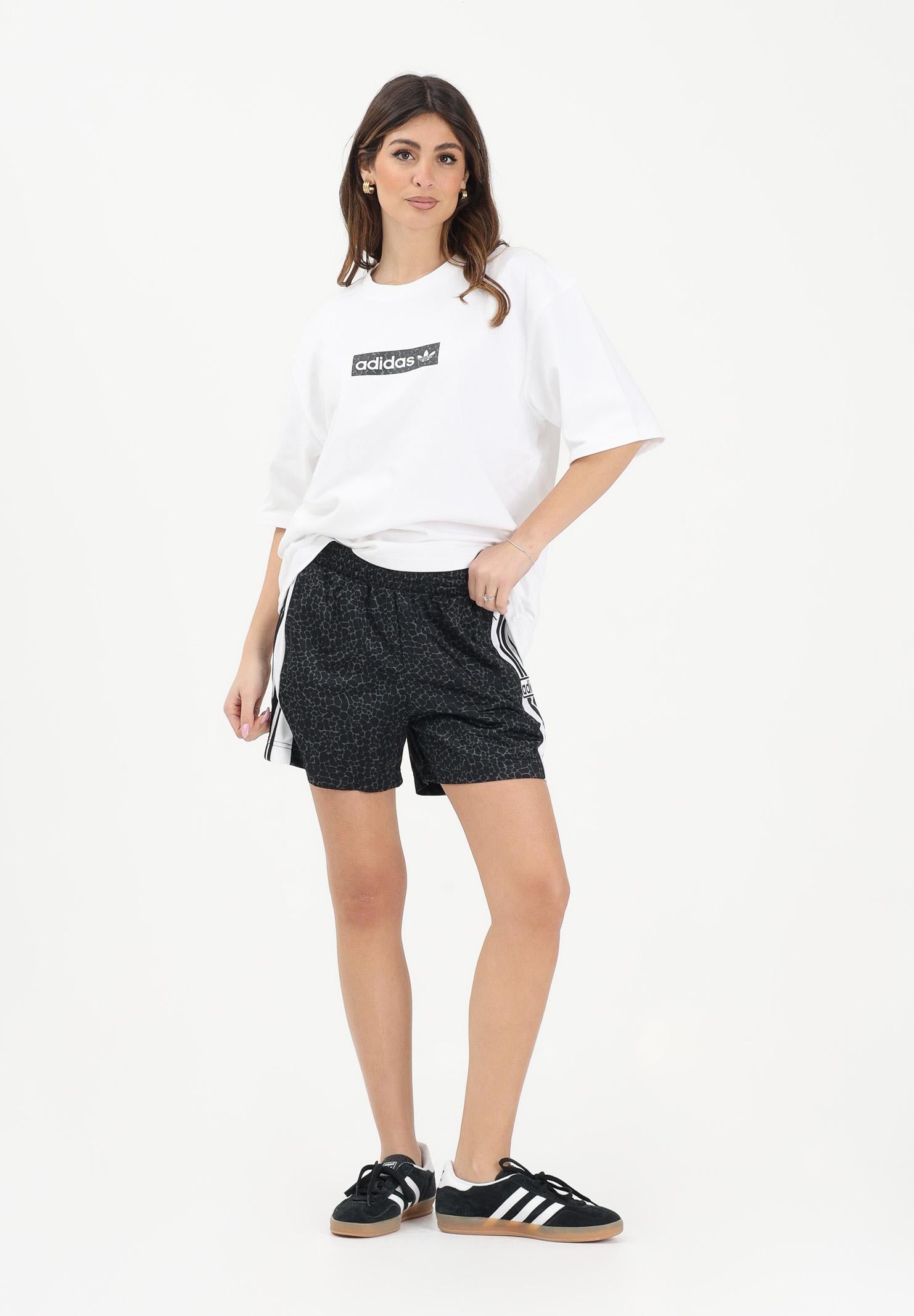ADIDAS ORIGINALS Shorts sportivo AOP ADI-BREAK nero da donna KD2837 . ADIDAS ORIGINALS