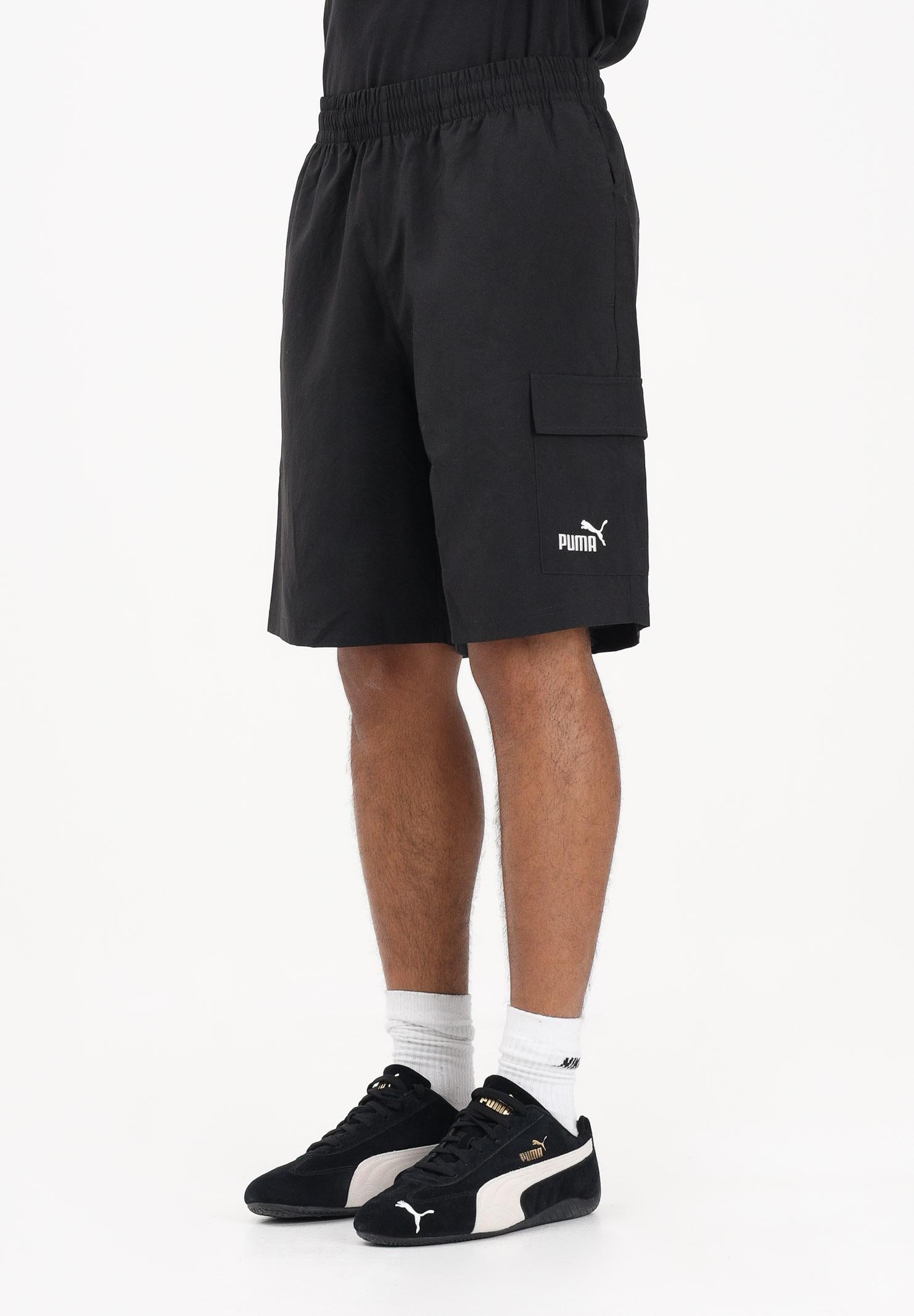 PUMA Shorts sportivo Essentials Cargo nero da uomo 682664 01 PUMA