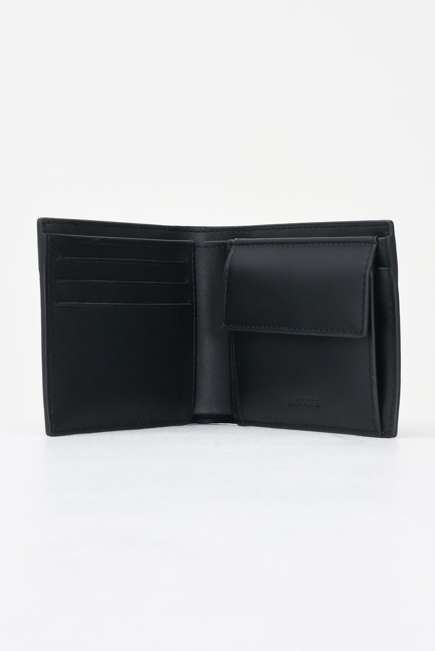 LACOSTE Portafogli Mogramme nero da uomo NH4400 000 LACOSTE