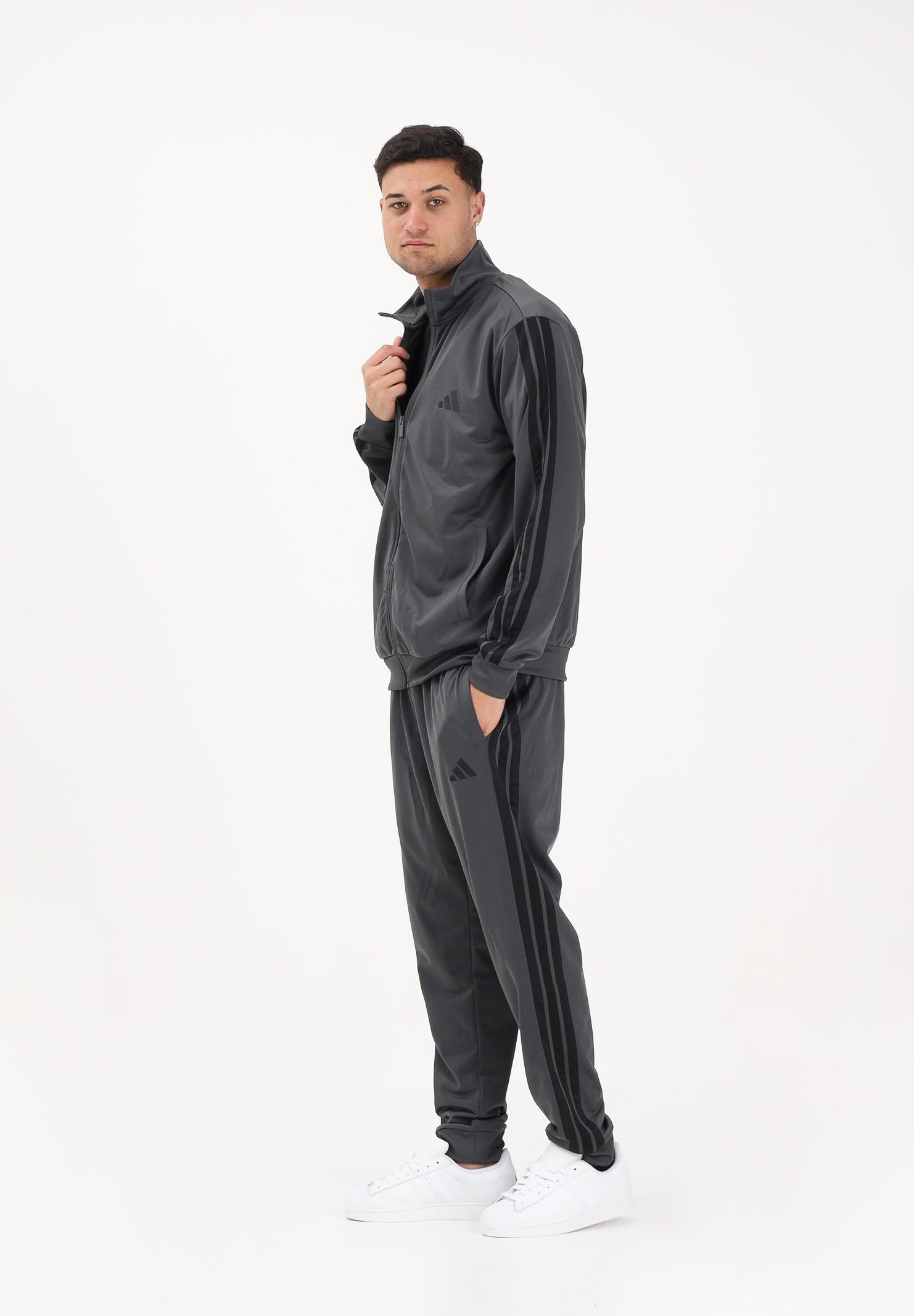 ADIDAS PERFORMANCE Tuta 3-Stripes grigia da uomo KC1355 . ADIDAS PERFORMANCE