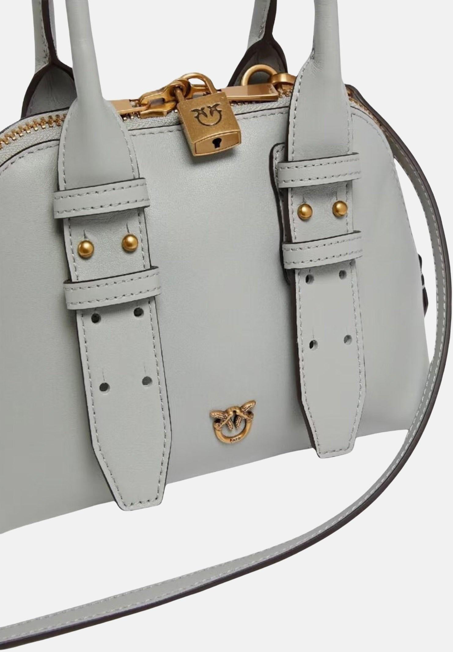 PINKO Borsa a mano Mini Escape Bag grigio perla da donna 105333A0QO K32Q PINKO