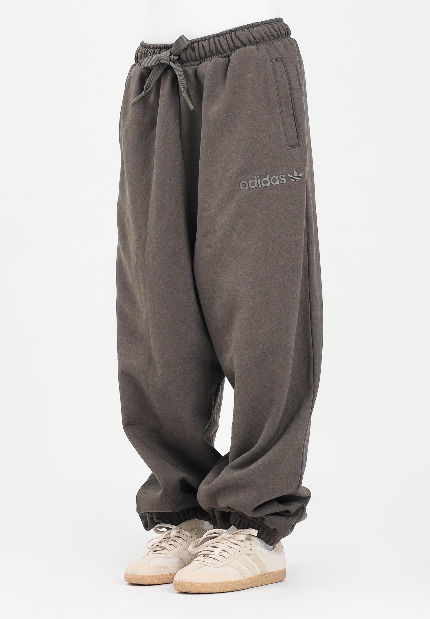 ADIDAS ORIGINALS Pantalone sportivo Essentials Linear Jogger Oversized marrone da donna JW0988 ADIDAS ORIGINALS