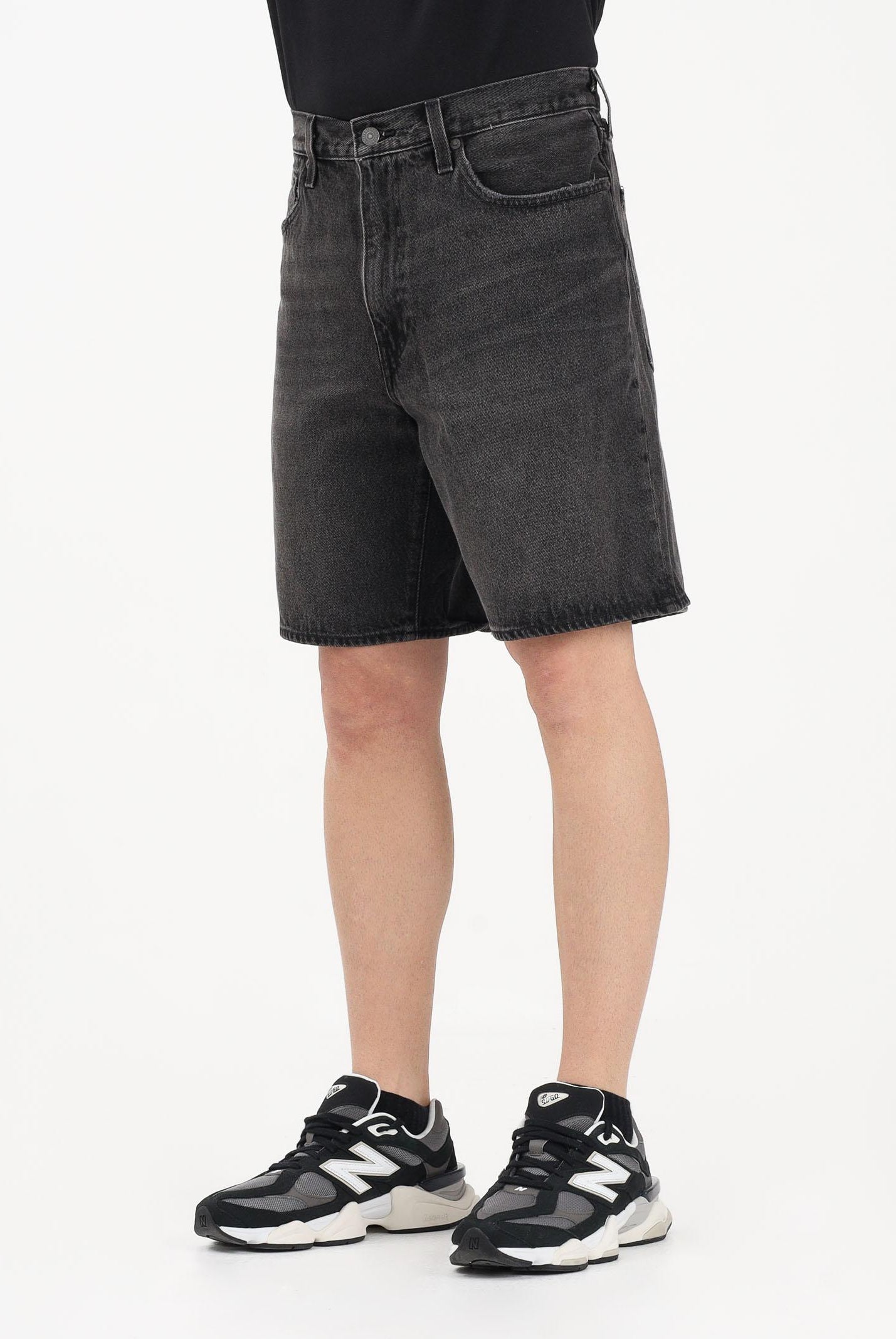 LEVI'S Shorts 468™ Loose in denim nero da uomo A8461-0006 . LEVI'S®