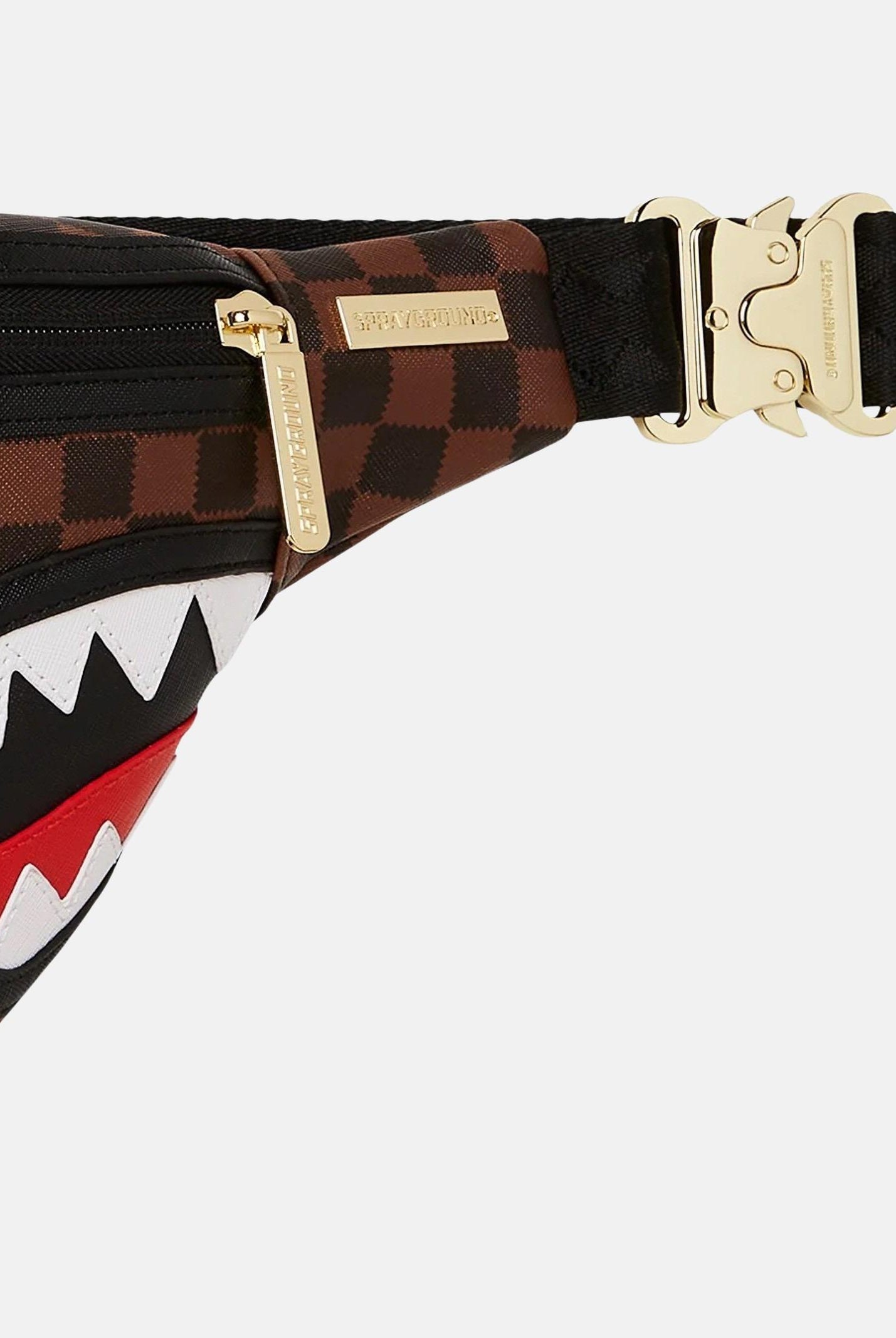 SPRAYGROUND Marsupio Sawtooth Sharks In Paris marrone per uomo e donna 910B7844NSZ . SPRAYGROUND