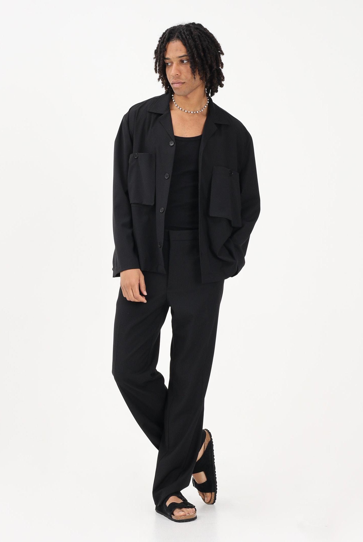 I'M BRIAN Pantalone nero da uomo PA3684 009 I'M BRIAN