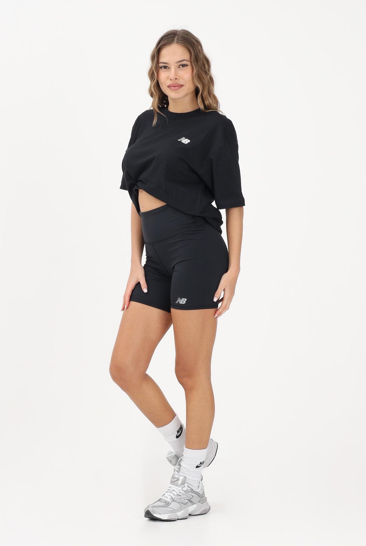 NEW BALANCE Ciclista NB Harmony High Rise nero da donna WS51114BK . NEW BALANCE
