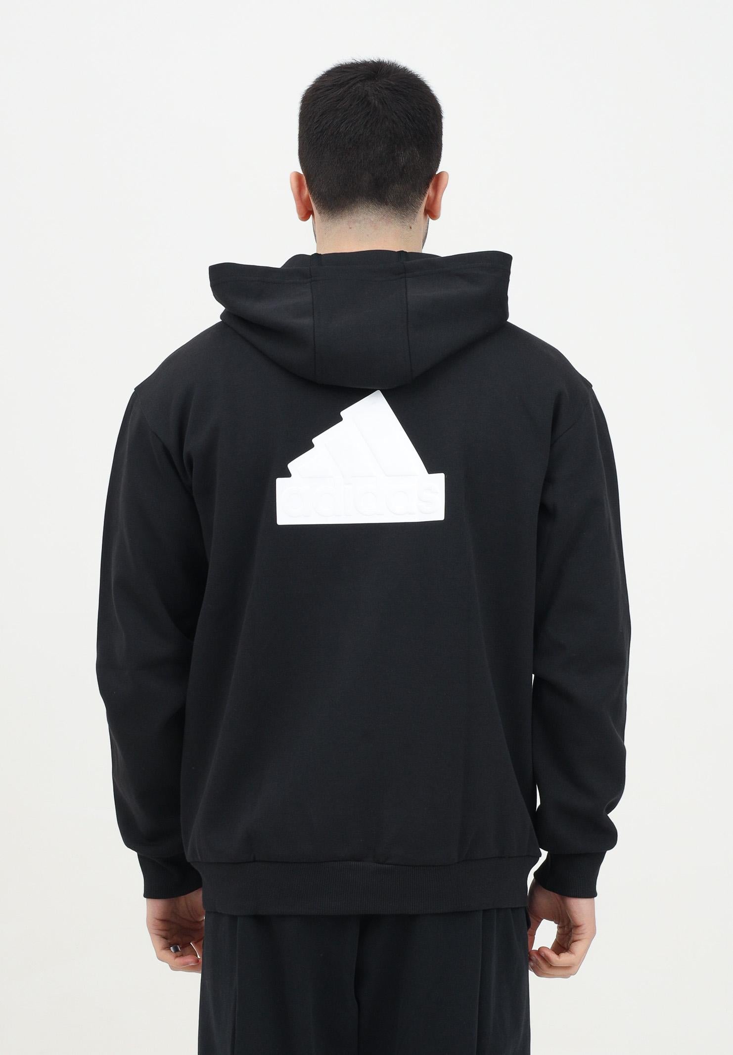 Felpa con zip Future Icons Badge Of Sport nera da uomo IN3305 ADIDAS PERFORMANCE