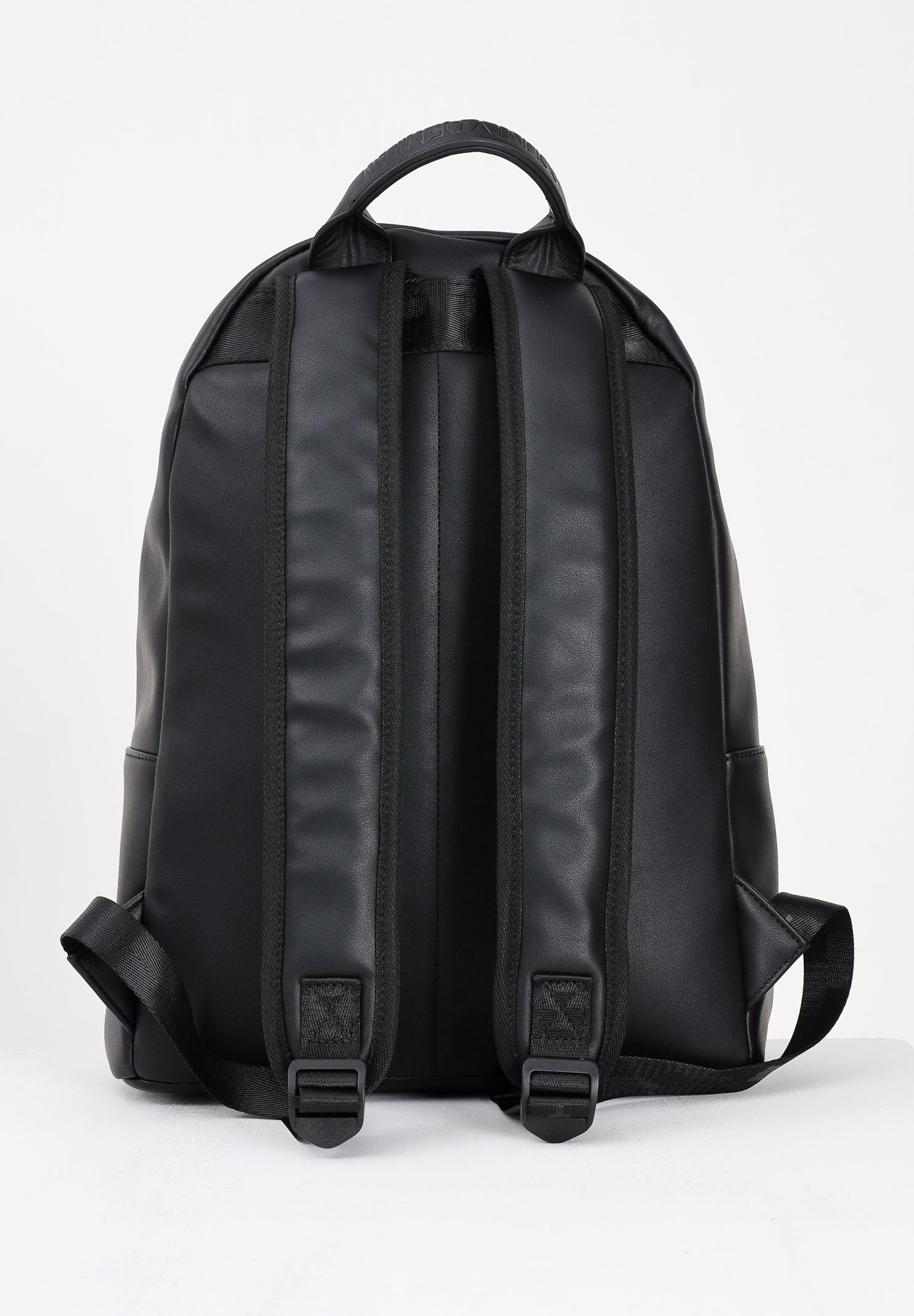 MARCELO BURLON COUNTY OF MILAN Zaino nero per uomo e donna con stampa COMAF250113 . MARCELO BURLON COUNTY OF MILAN