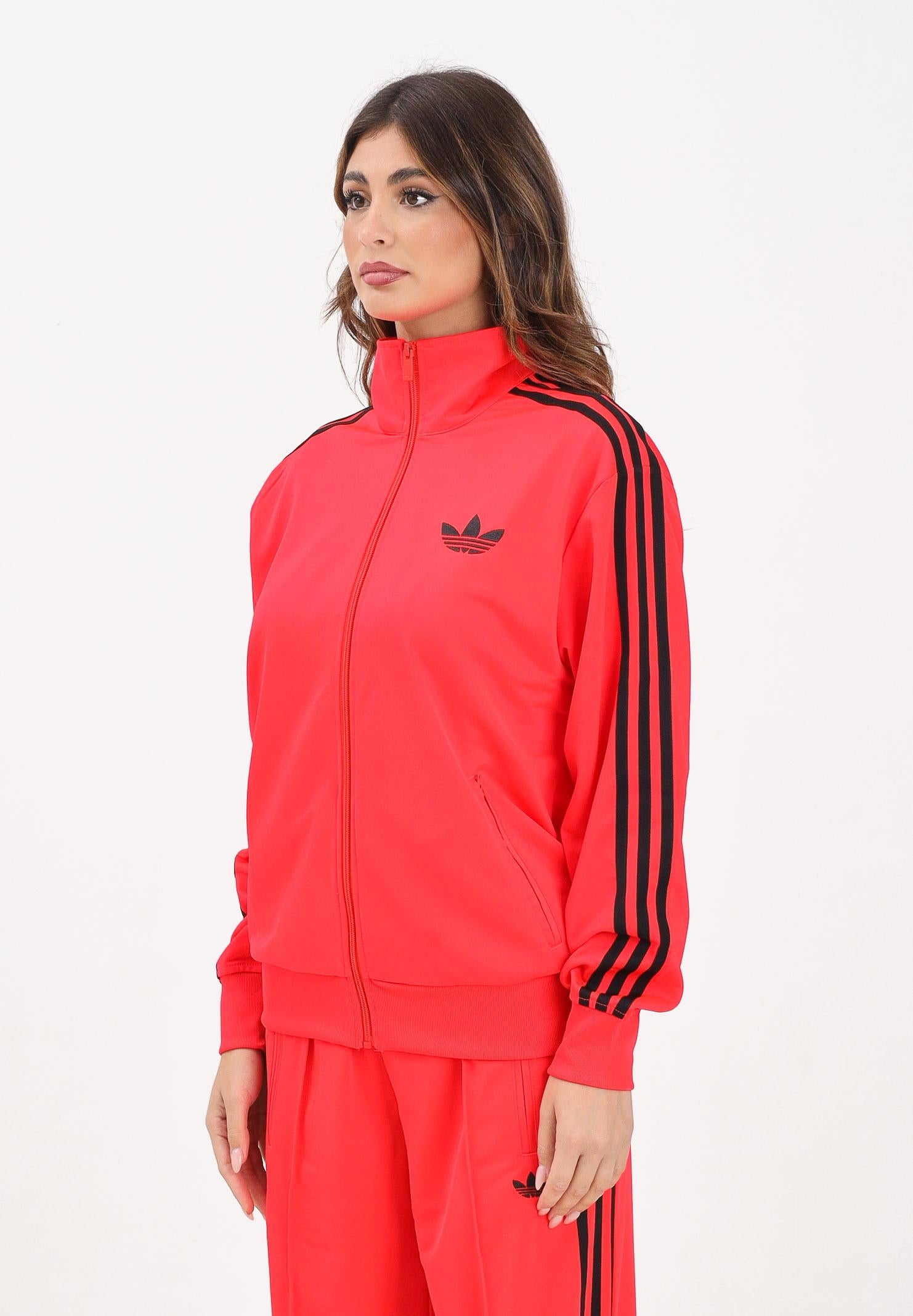 ADIDAS ORIGINALS Felpa con zip Adicolor Classic Firebird Loose rosso fluo da donna JW3663 ADIDAS ORIGINALS