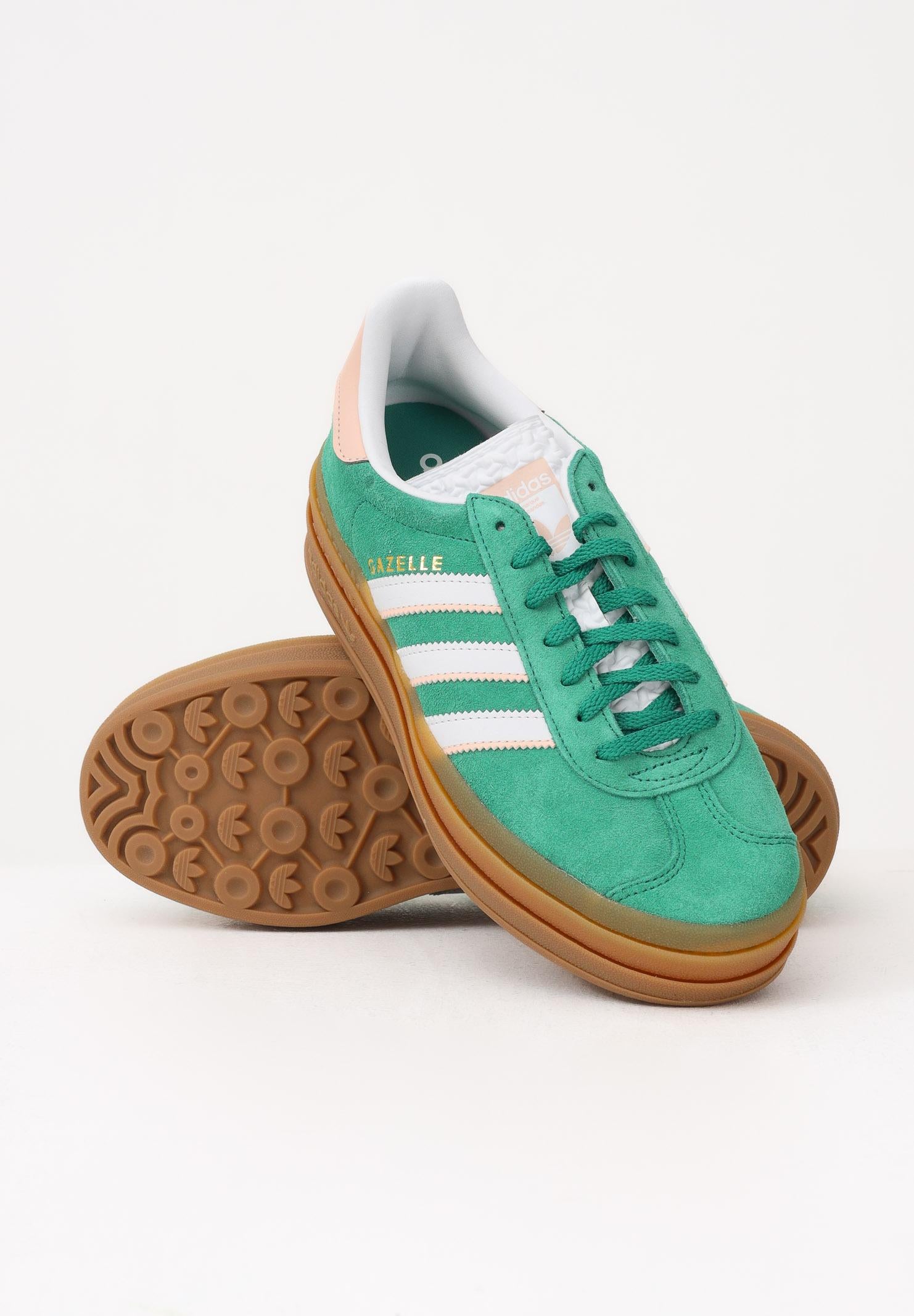 ADIDAS ORIGINALS Sneakers Gazelle Bold verdi da donna IH6455 . ADIDAS ORIGINALS