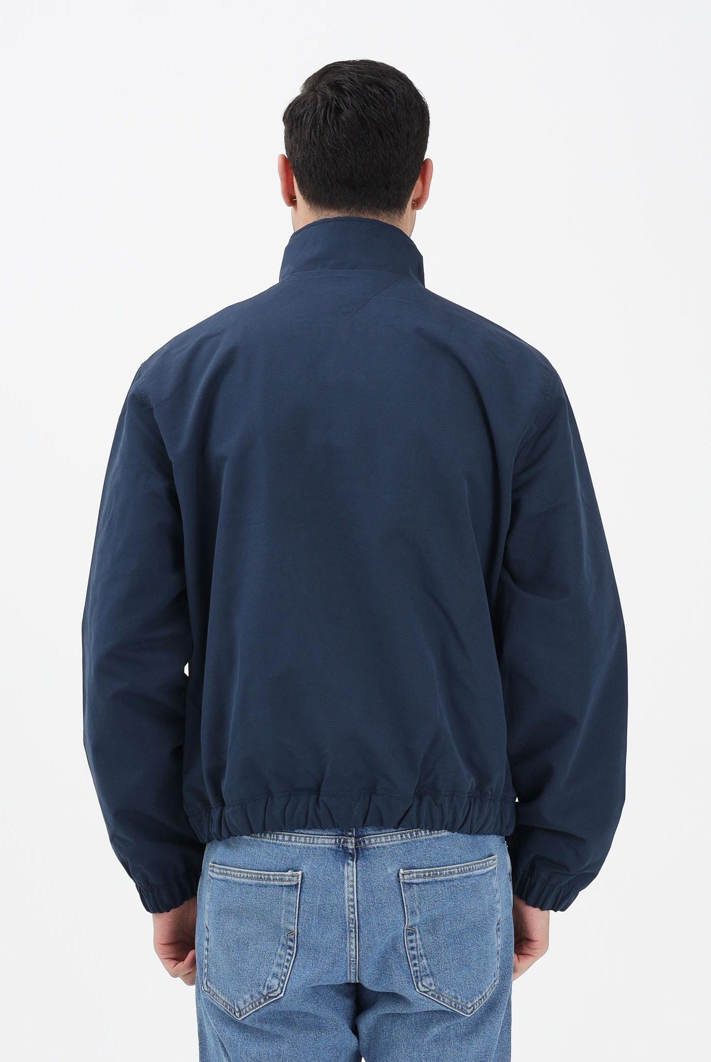 TOMMY JEANS Giacca a vento blu da uomo con logo DM0DM22720 C1G TOMMY JEANS