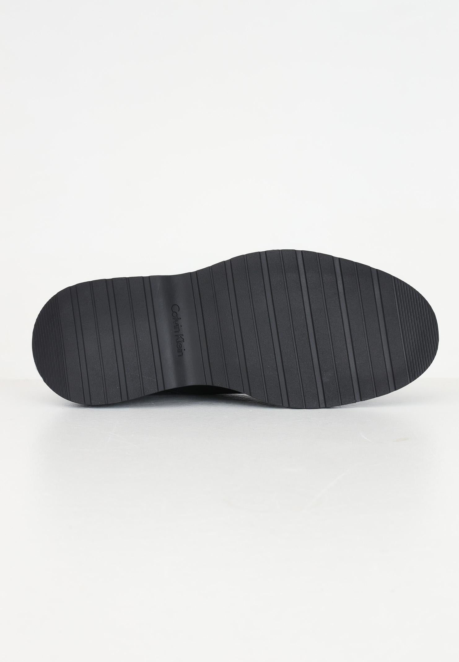 Scarpe stringate nere da uomo HM0HM01574BEH BEH CALVIN KLEIN JEANS