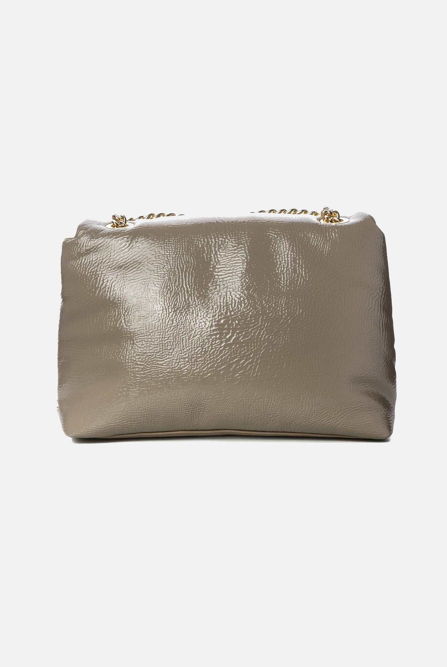 ARMANI EXCHANGE Borsa a tracolla in vernice beige da donna XW000355AF17239 U6242 ARMANI EXCHANGE