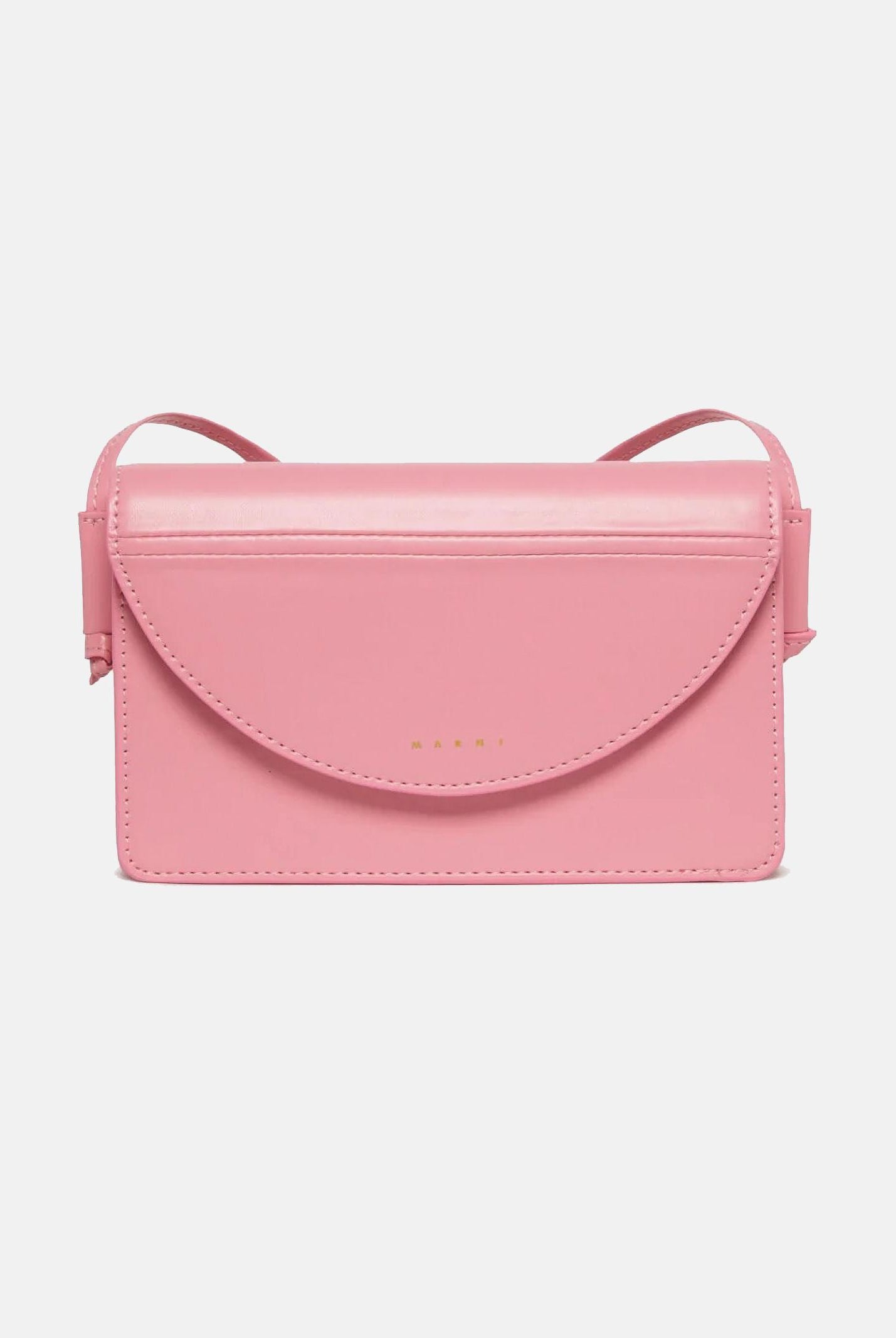 MARNI Borsa a tracolla rosa da donna con logo M01256M00TK 0M351 MARNI