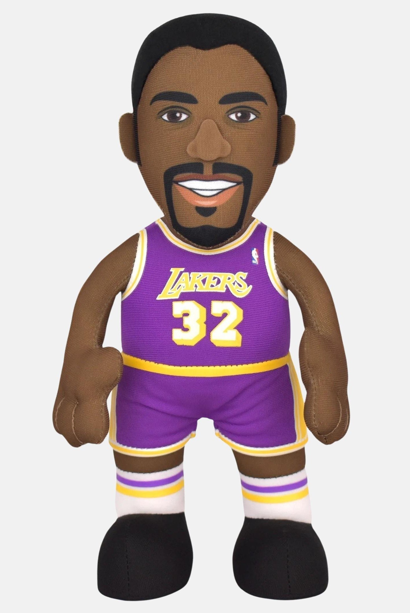 Peluche Los Angeles Lakers Magic Johnson 10" Plush Figure P1-NBH-LAK-MJ2X LOS ANGELES LAKERS BLEACHER CREATURES
