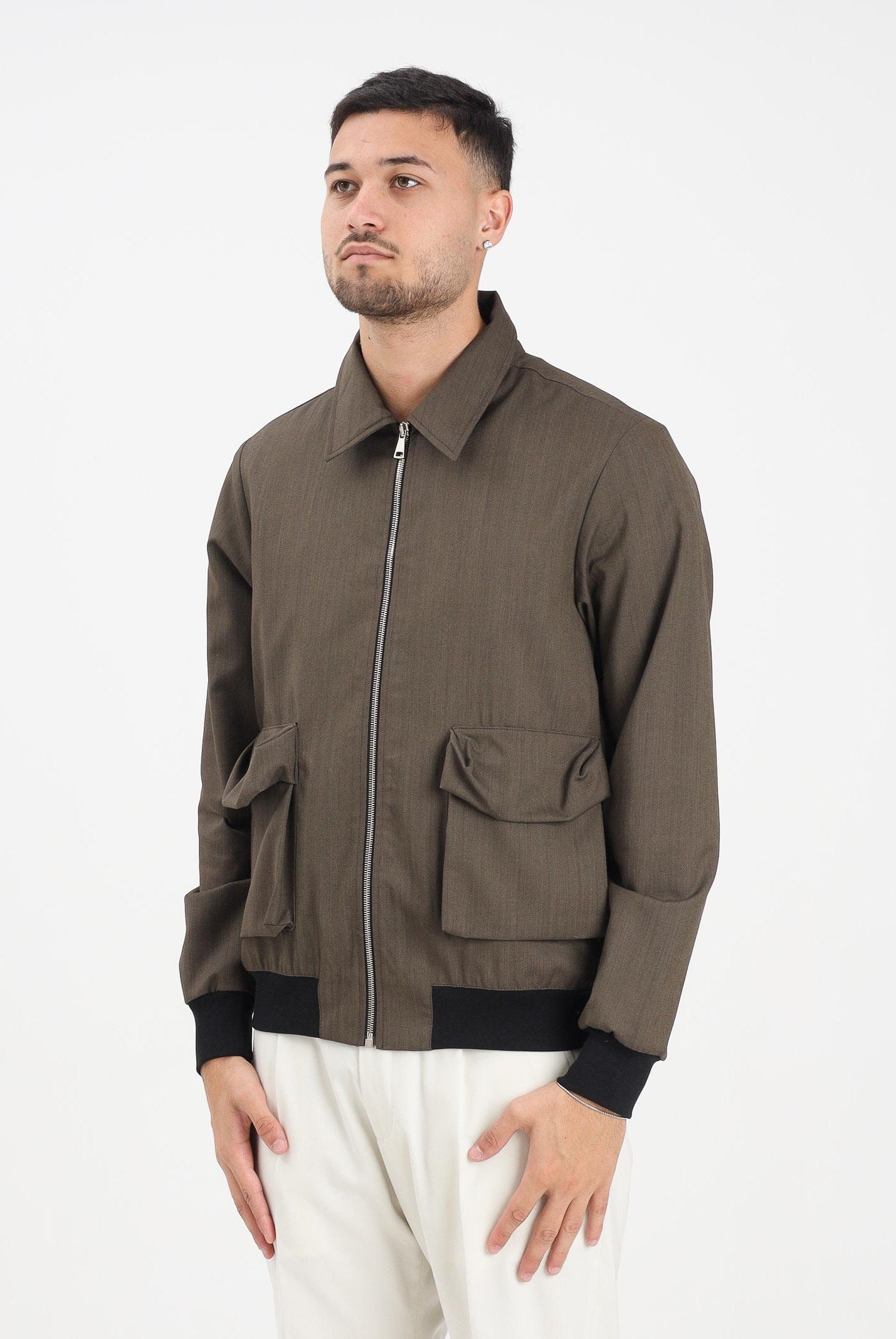 YES LONDON Giubbotto marrone da uomo XG5259 BR YES LONDON