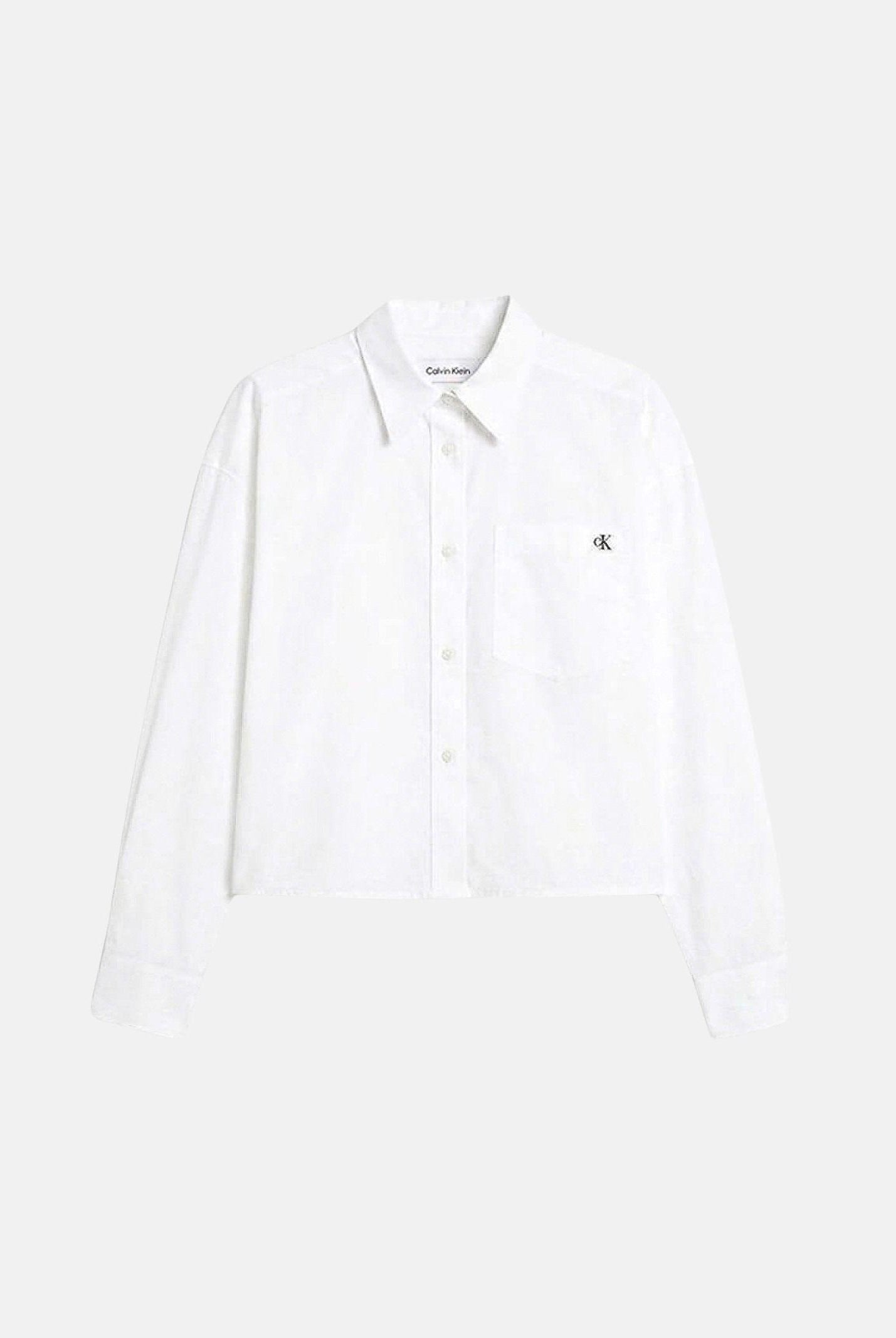 CALVIN KLEIN JEANS Camicia brilliant white bianco, colore basico bianco, donna. LV047F104G YAA CALVIN KLEIN JEANS