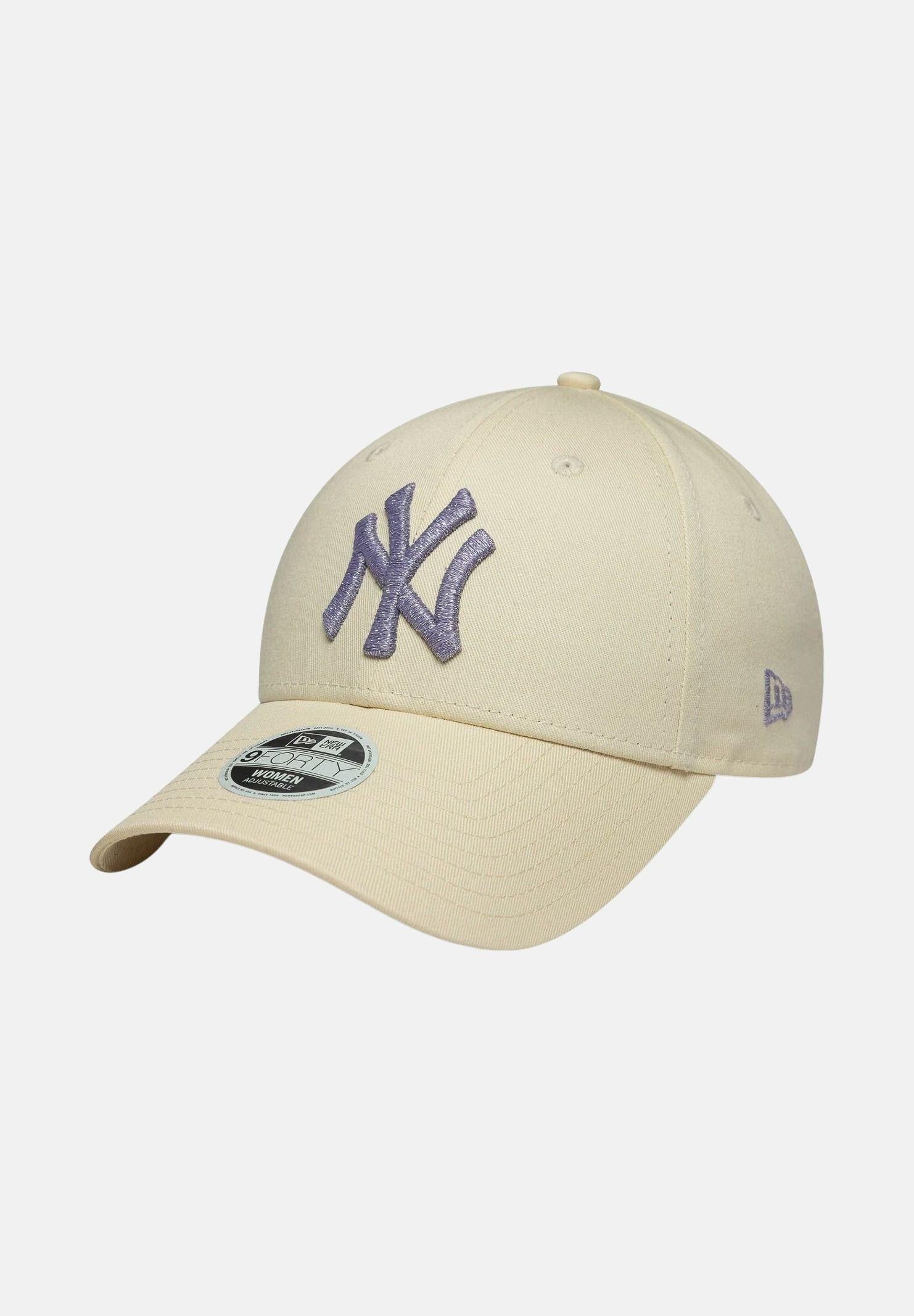 NEW ERA Cappello con visiera 9FORTY New York Yankees MLB crema da donna 60771737 . NEW ERA