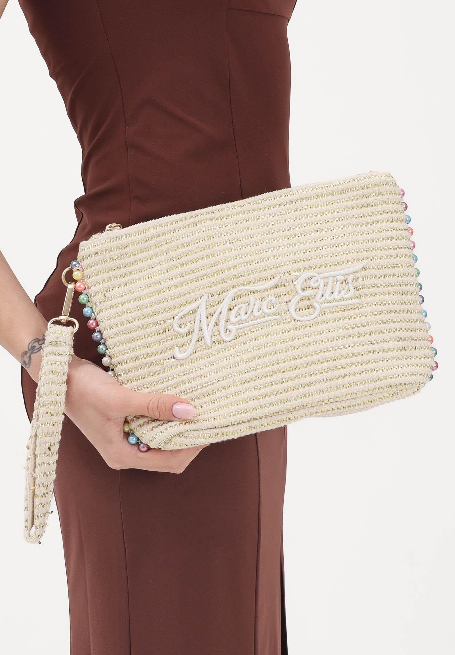 MARC ELLIS Pochette CASSY INDY 26 beige e oro da donna CASSY-INDY26 02 MARC ELLIS