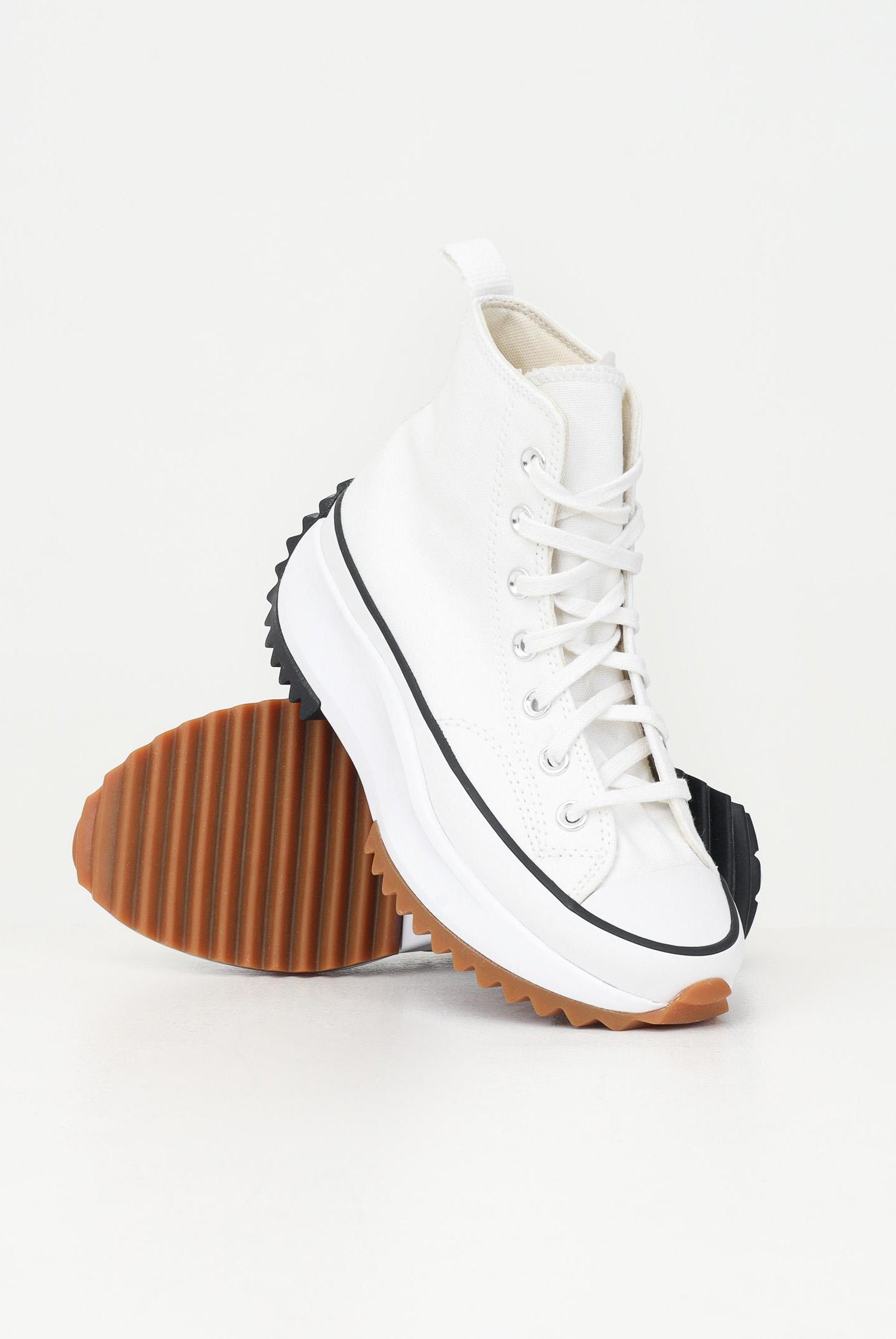 CONVERSE Sneakers RUN STAR HIKE PLATFORM bianche da donna 166799C . CONVERSE