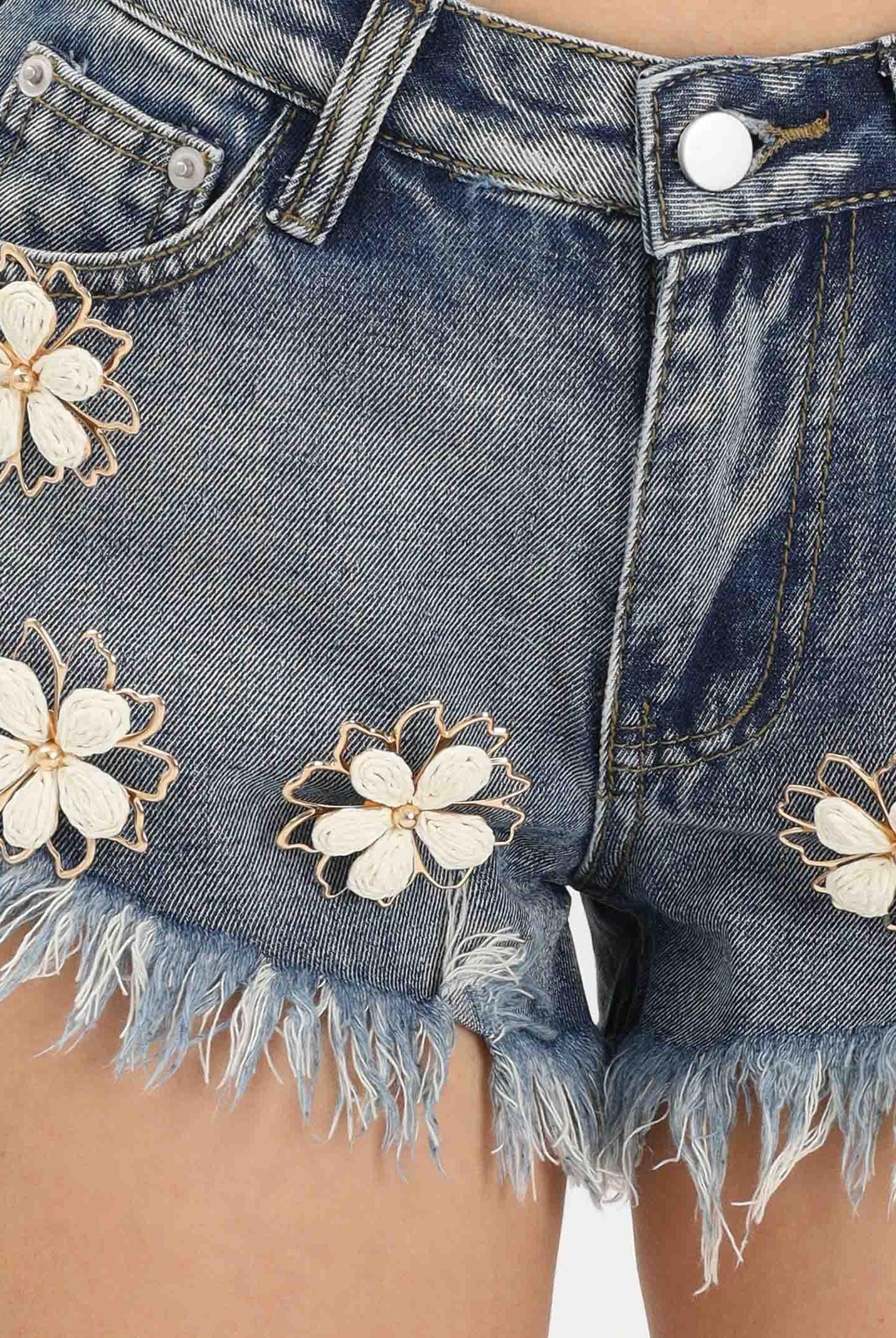 TPN Shorts in denim medio da donna PALMER092S6 C9 TPN