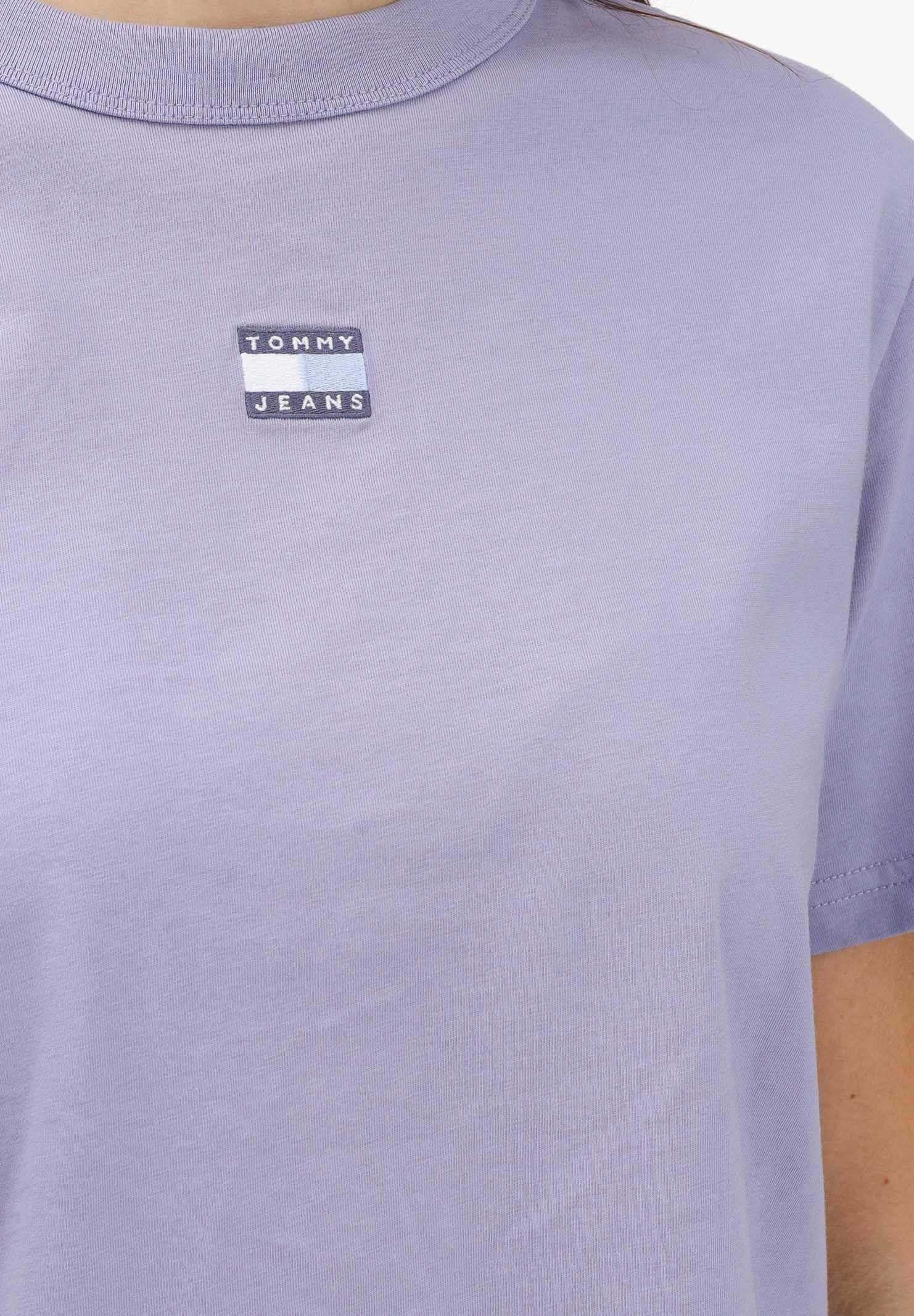 TOMMY JEANS T-shirt a manica corta Boxy Badge lilla da donna DW0DW22202 C5U TOMMY JEANS