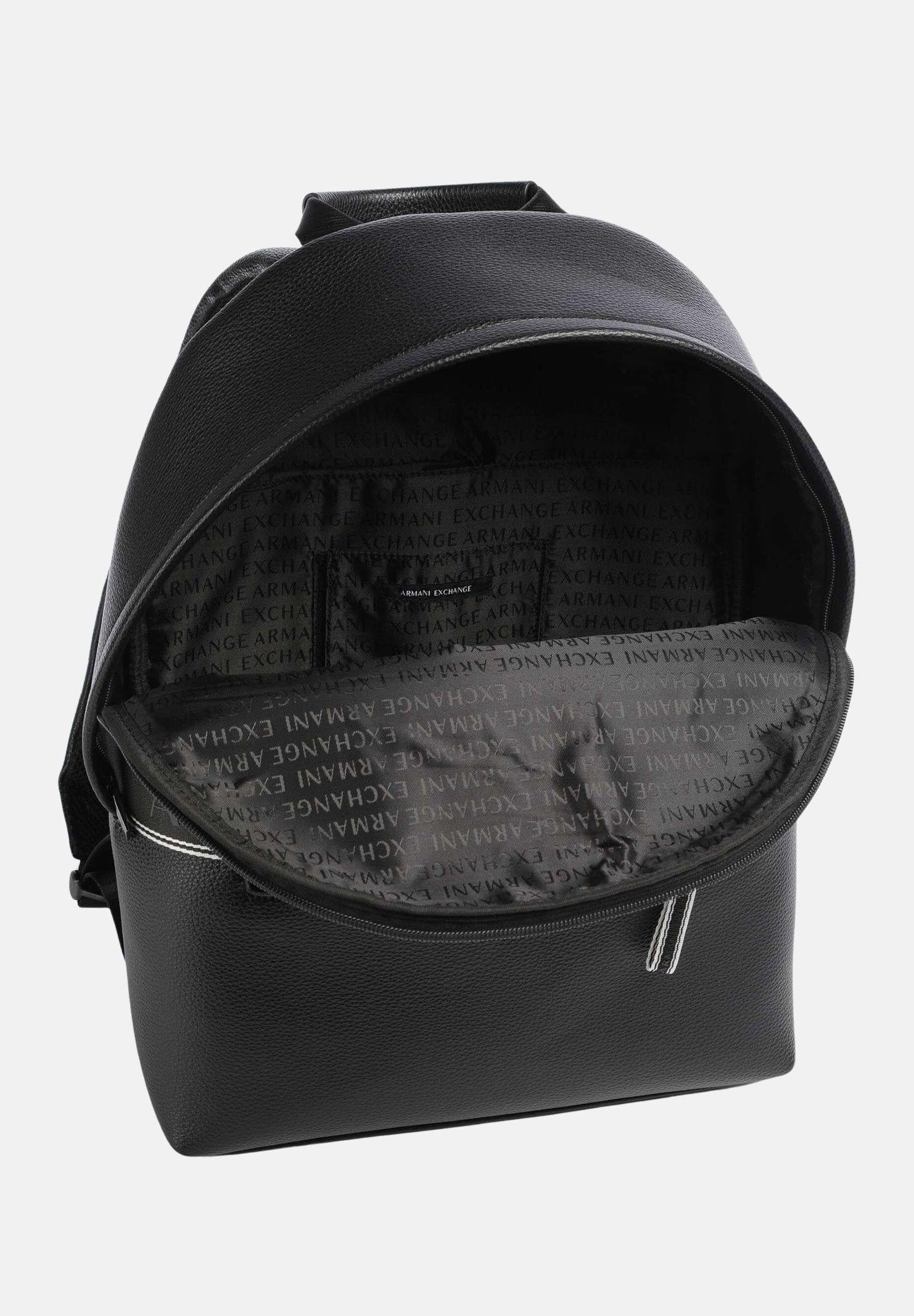 ARMANI EXCHANGE Zaino nero da uomo con logo XM002609AF22662 UC001 ARMANI EXCHANGE