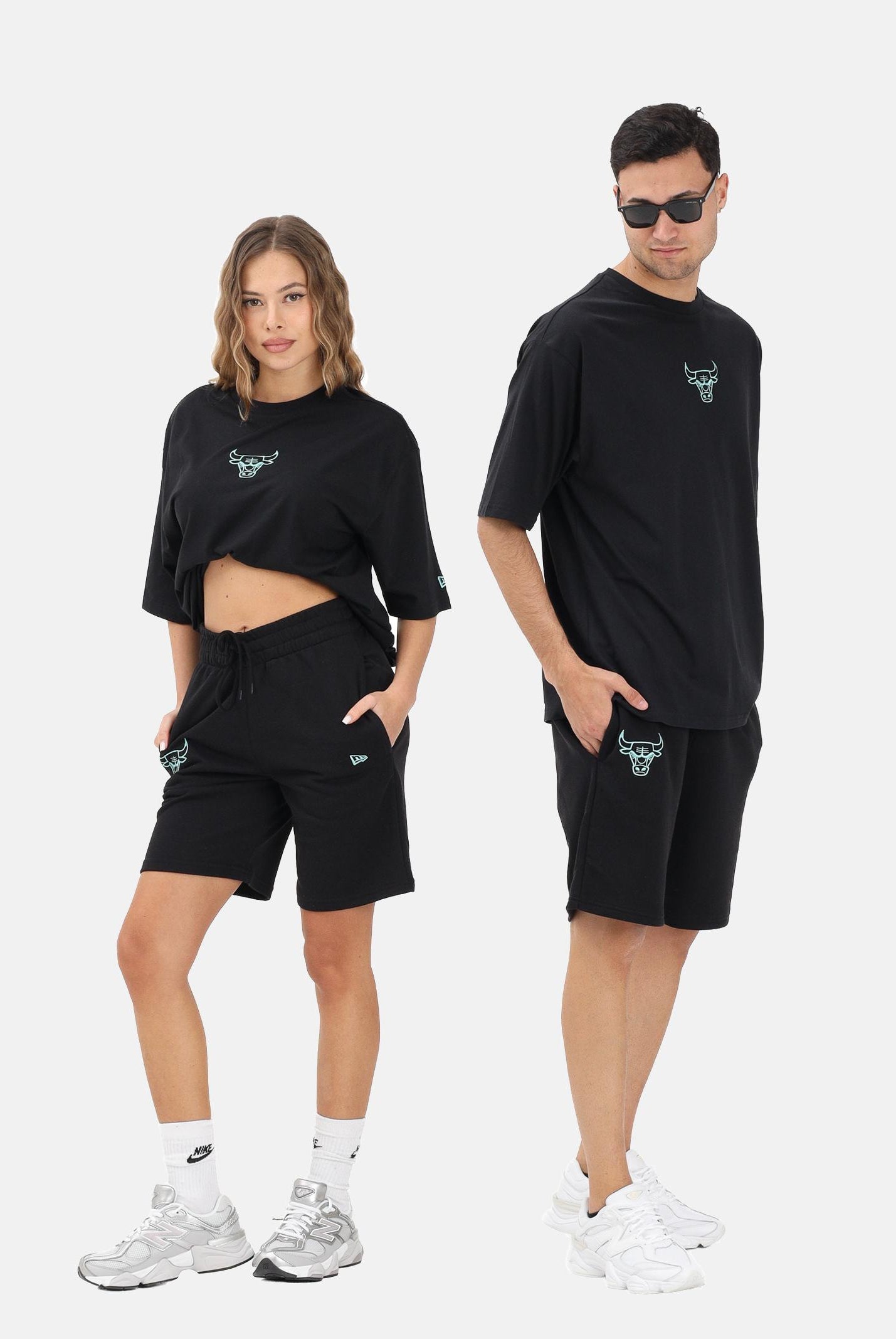 NEW ERA Shorts sportivo Chicago Bulls NBA League Essential nero per uomo e donna 60771520 . NEW ERA