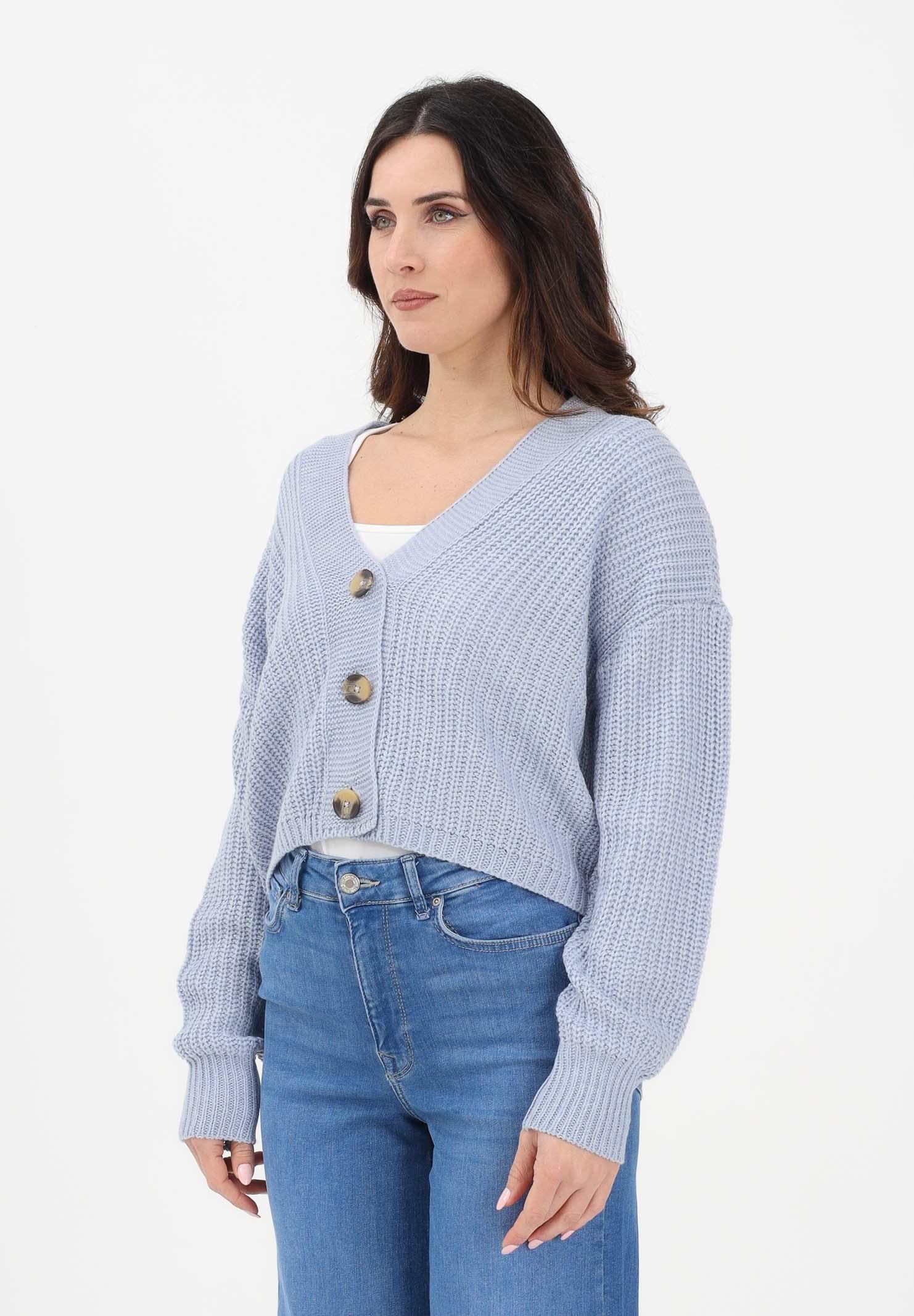ONLY Cardigan corto azzurro da donna 15211521 BLHE ONLY