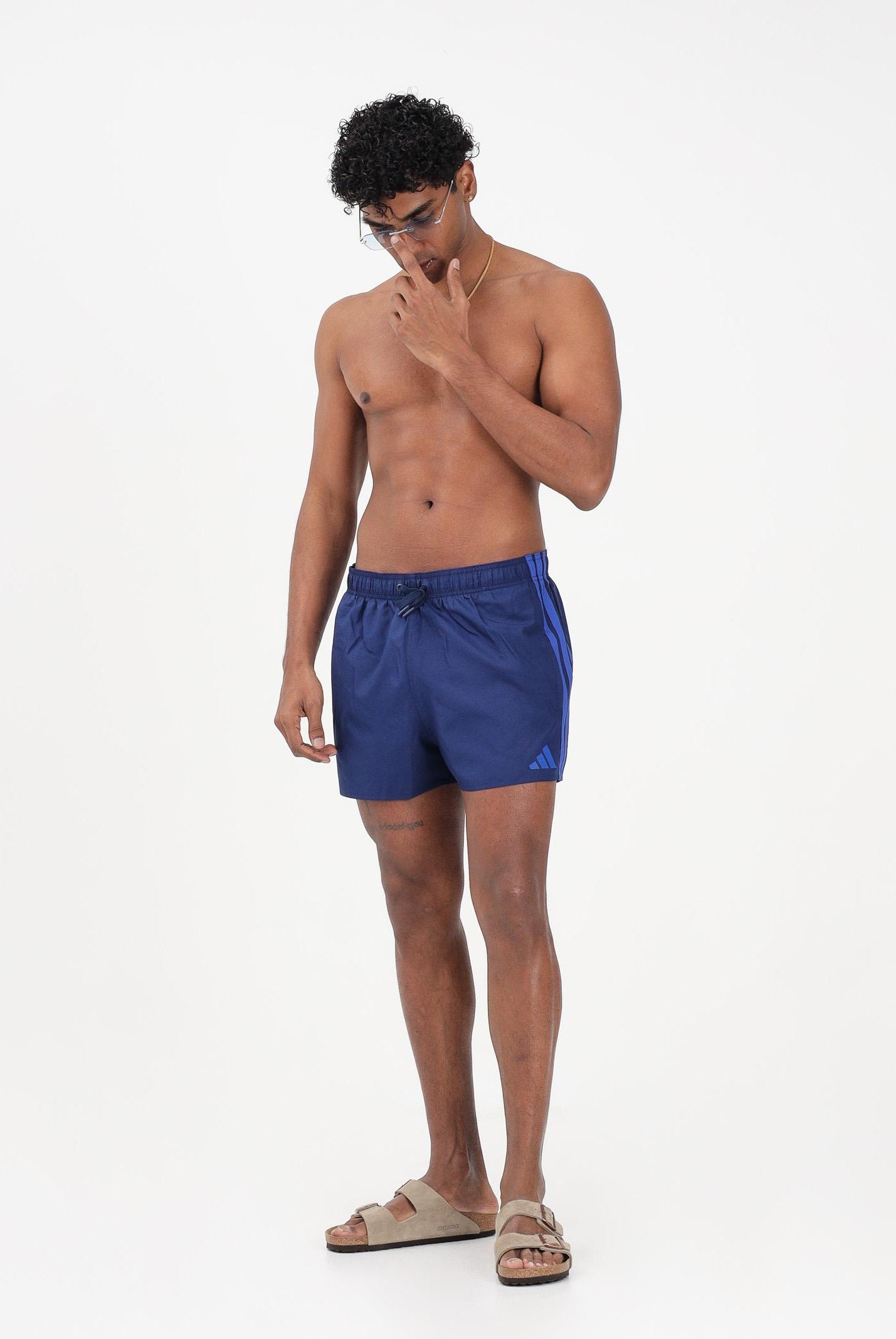 ADIDAS PERFORMANCE Shorts mare 3 STRIPES blu da uomo KA4908 . ADIDAS PERFORMANCE