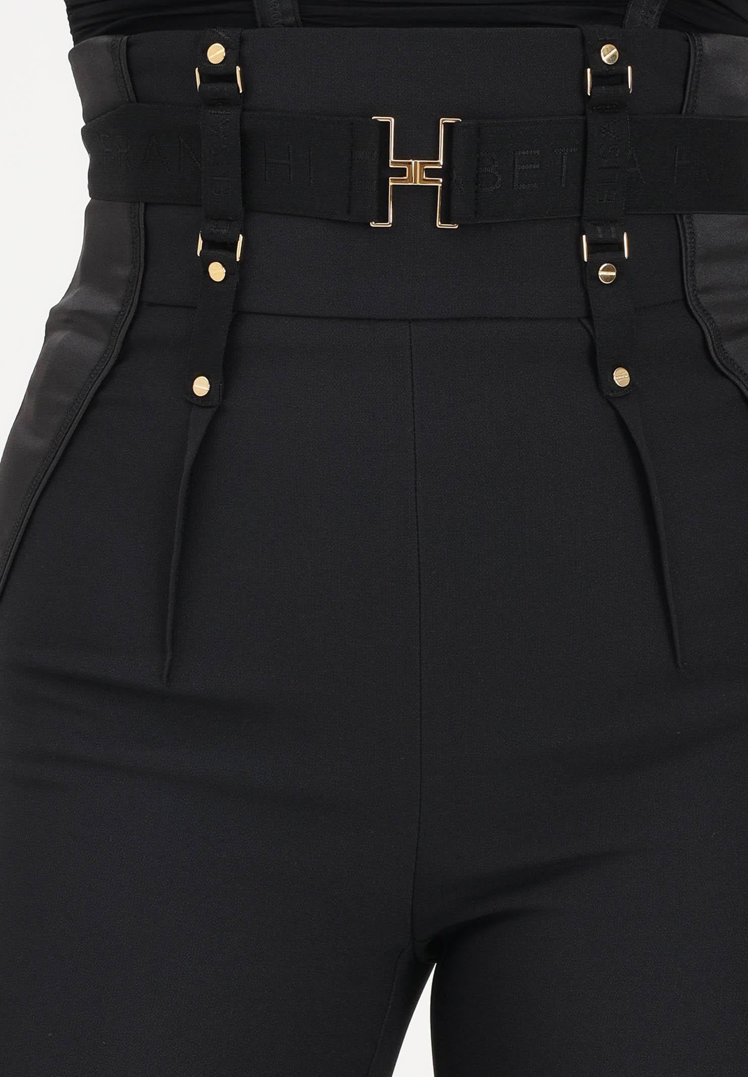 ELISABETTA FRANCHI Pantalone elegante nero da donna con bustier PA18062E2 110 ELISABETTA FRANCHI