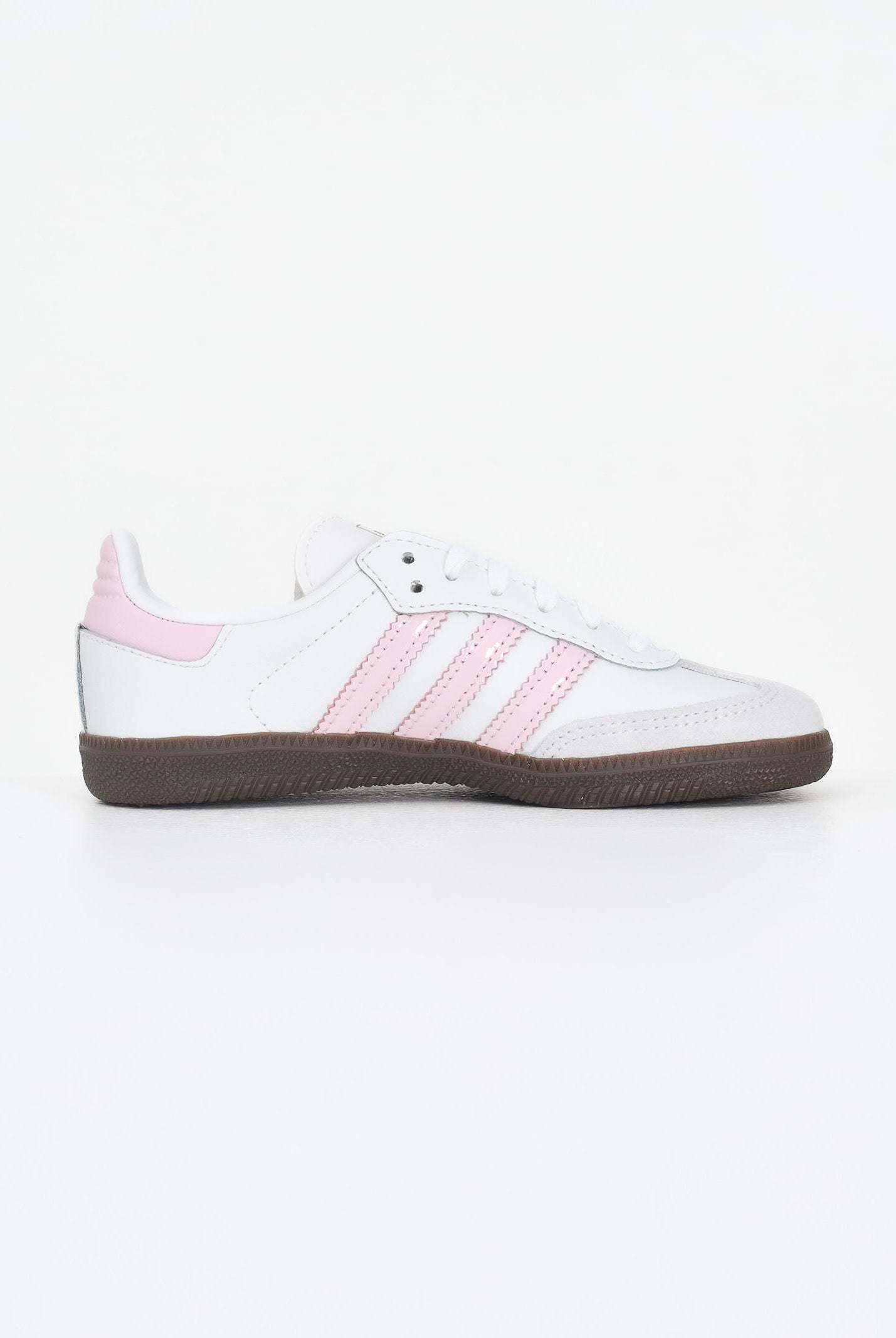 ADIDAS ORIGINALS Sneakers Samba Og bianche e rosa da bambina JQ2849 . ADIDAS ORIGINALS