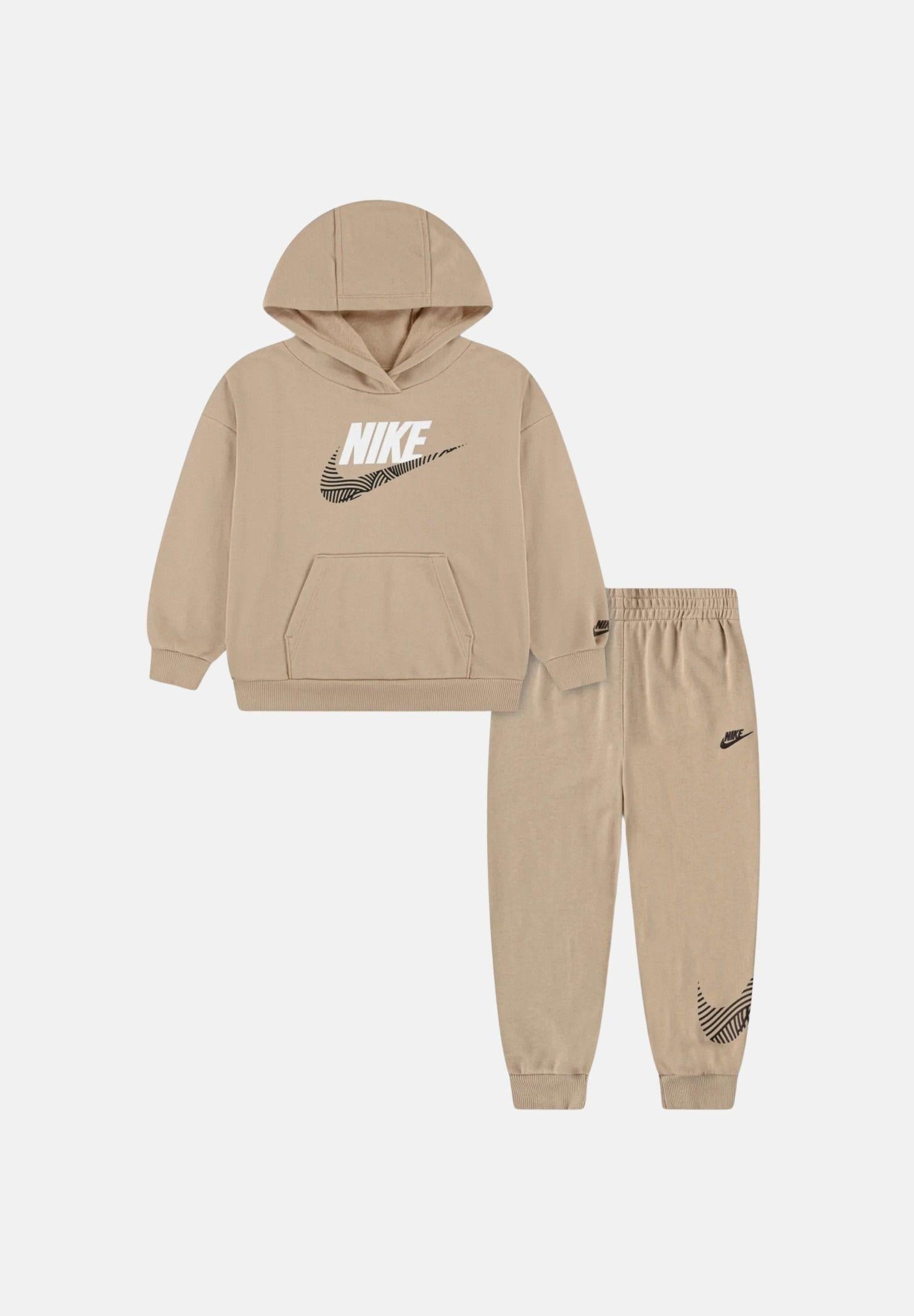 NIKE Tuta In The Zone beige da neonato 66N738 X0L NIKE