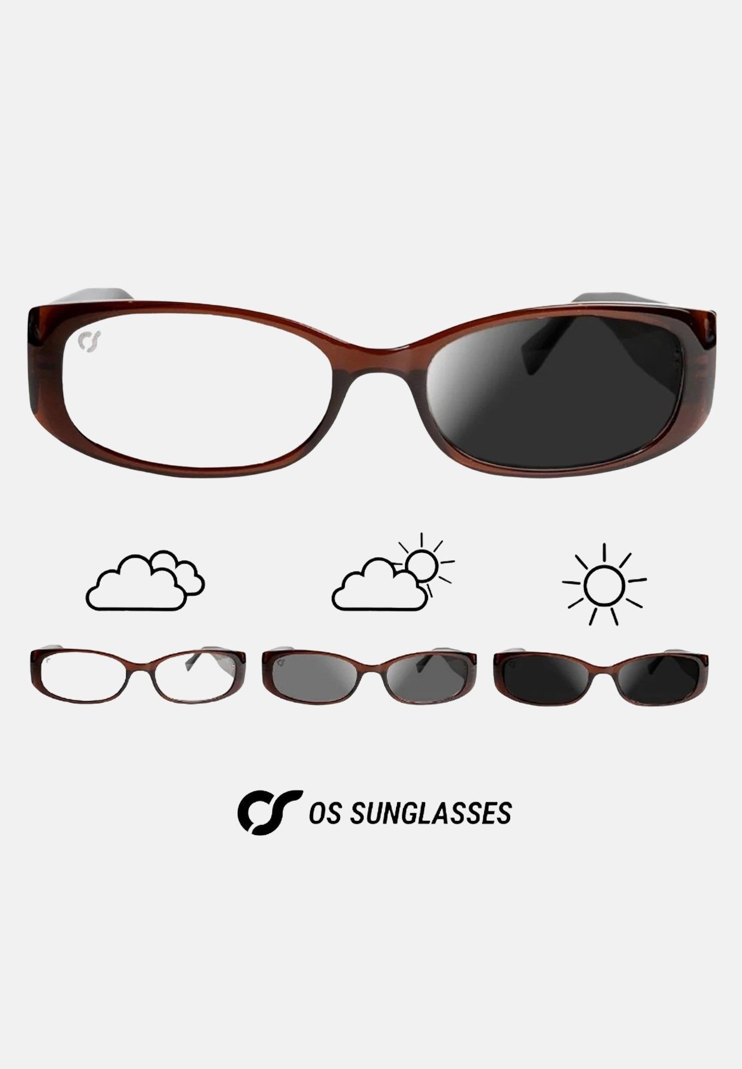 OS SUNGLASSES Occhiali da sole marroni da donna modello Victoria Photochromic OS2061 C04 OS SUNGLASSES