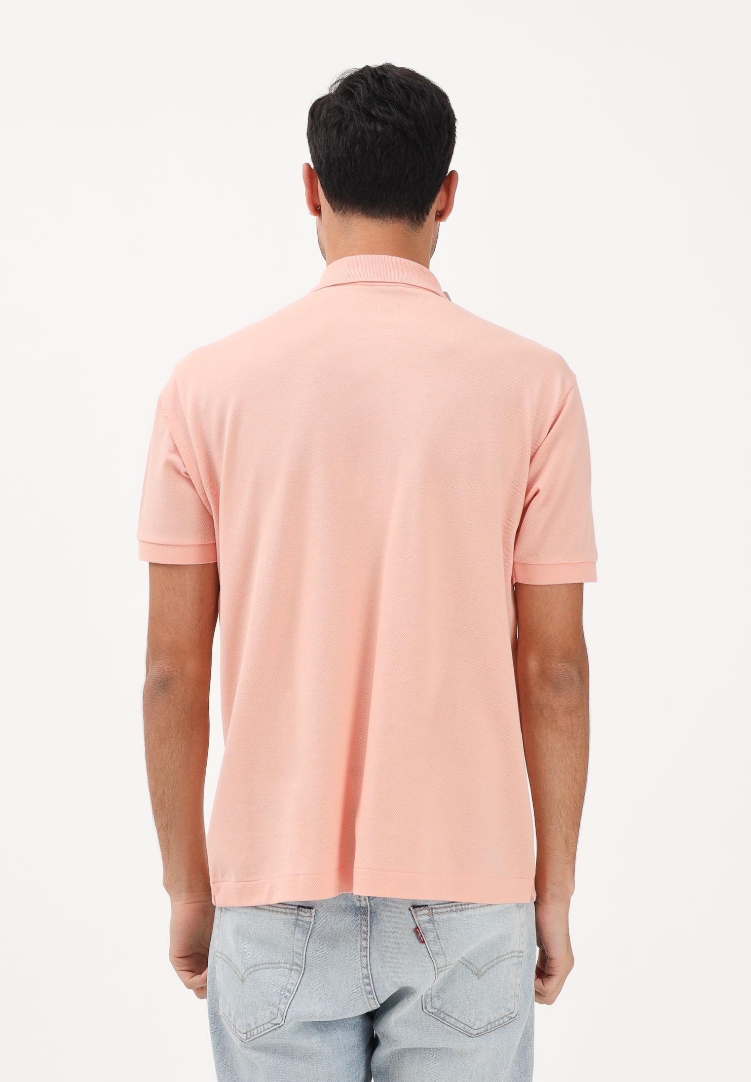 LACOSTE Polo salmone per uomo e donna caratterizzata da patch logo coccodirllo 1212 UI2 LACOSTE