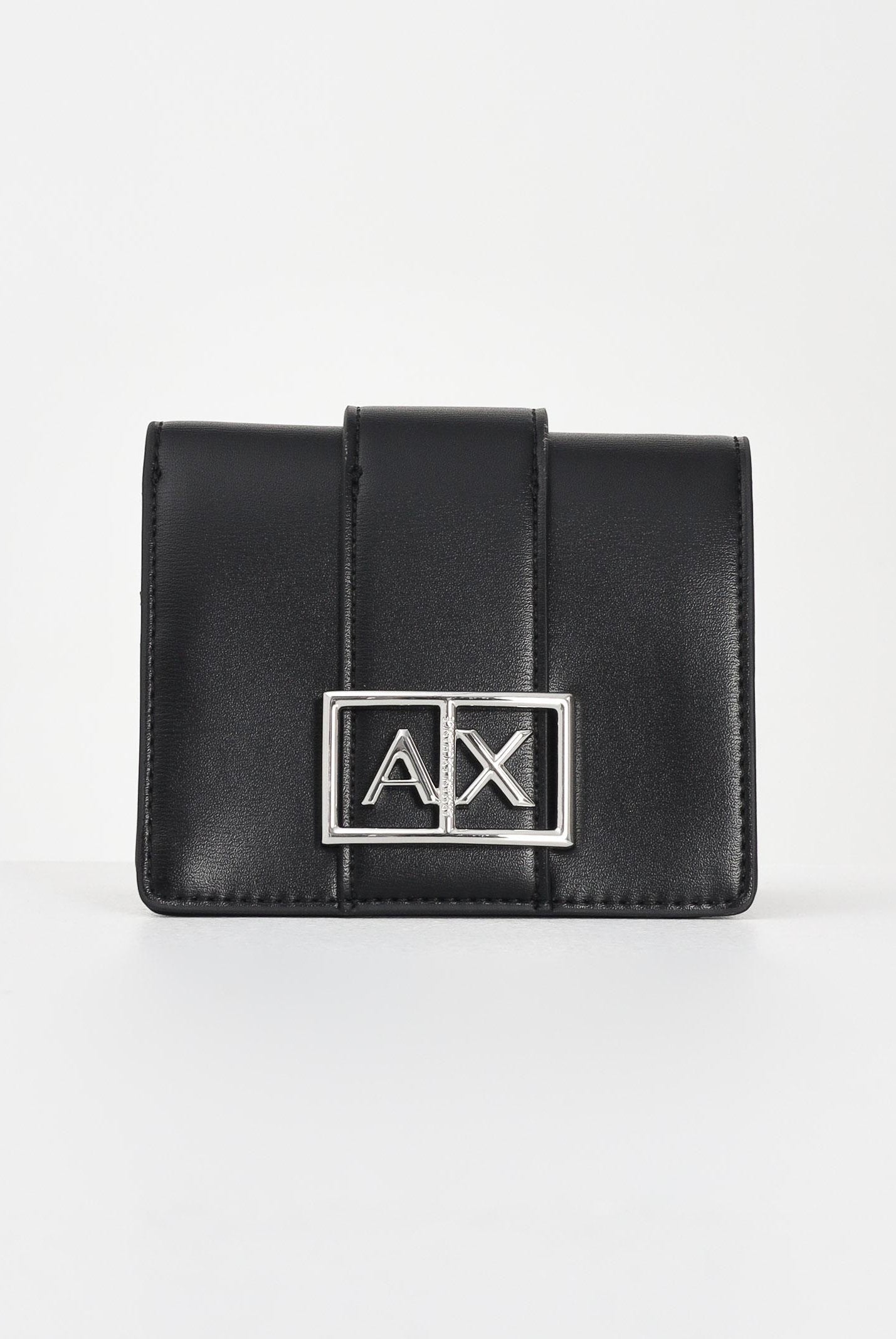 ARMANI EXCHANGE Portafogli nero da donna con logo XW000360AF12039 UC001 ARMANI EXCHANGE