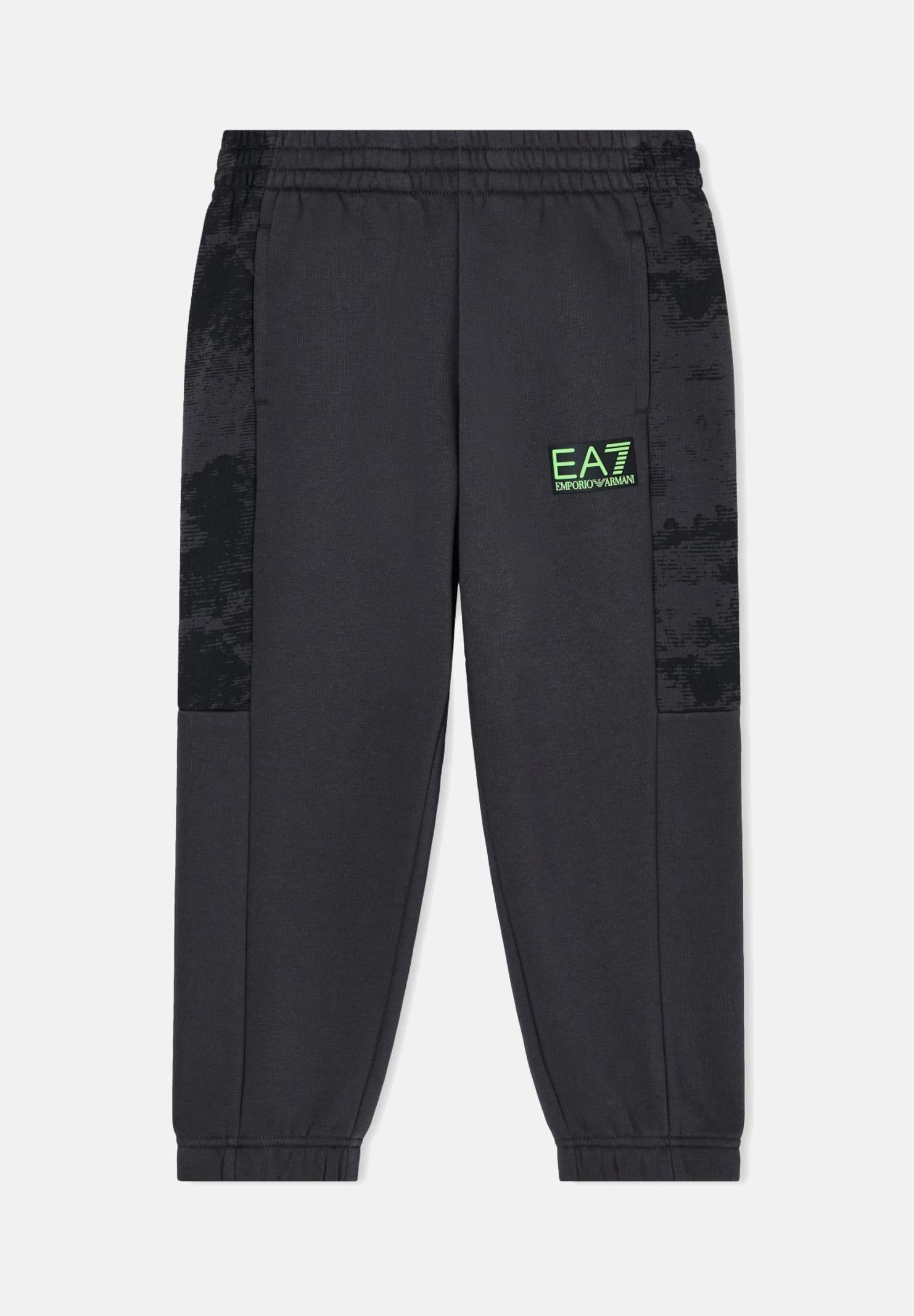 EA7 Pantalone sportivo grigio da bambino con logo 7B000215AF16549 U8117 EA7