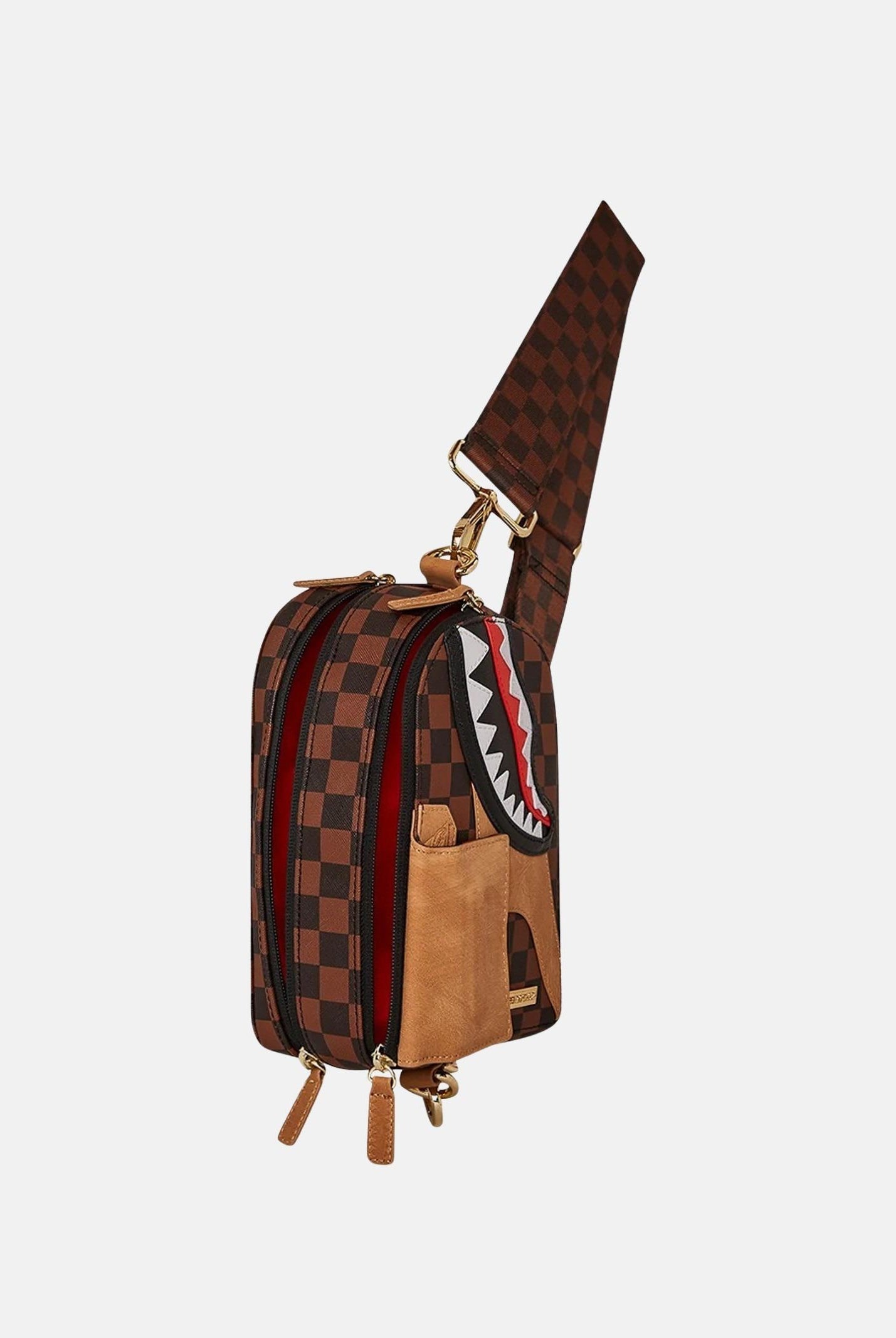 SPRAYGROUND Borsello Hennyville marrone da uomo 910B7998NSZ SPRAYGROUND