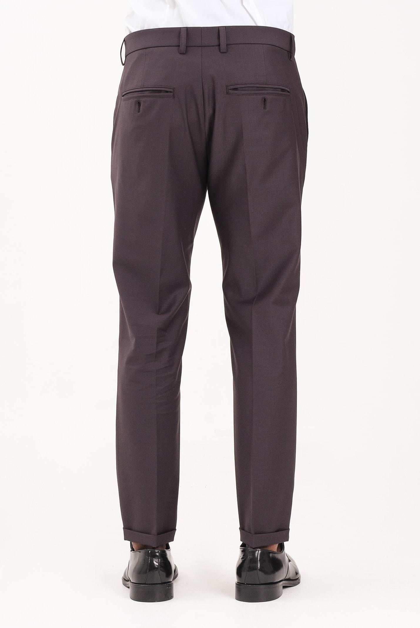 PATRIZIA PEPE Pantalone elegante color vino da uomo 5PA429A1WK B867 PATRIZIA PEPE