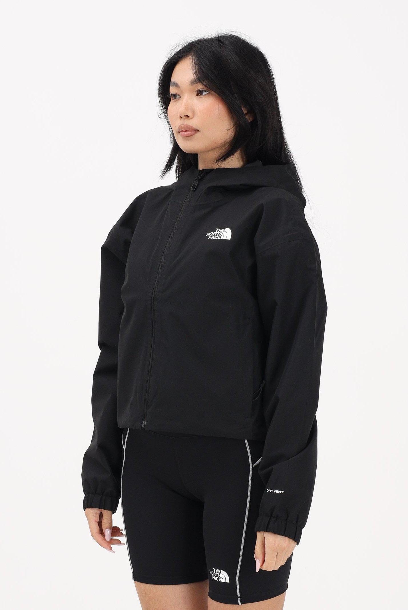 THE NORTH FACE Giacca a vento Quest DryVent™ nera da donna NF0A8G13JK31 . THE NORTH FACE