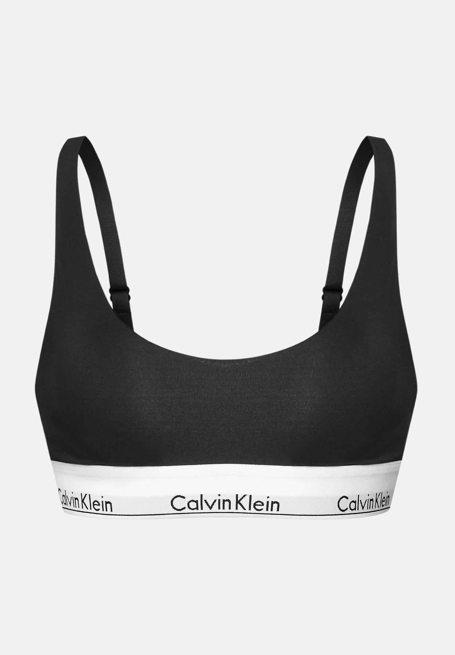 CALVIN KLEIN Bralette da donna nero Modern Cotton 000QF7586E UB1 CALVIN KLEIN