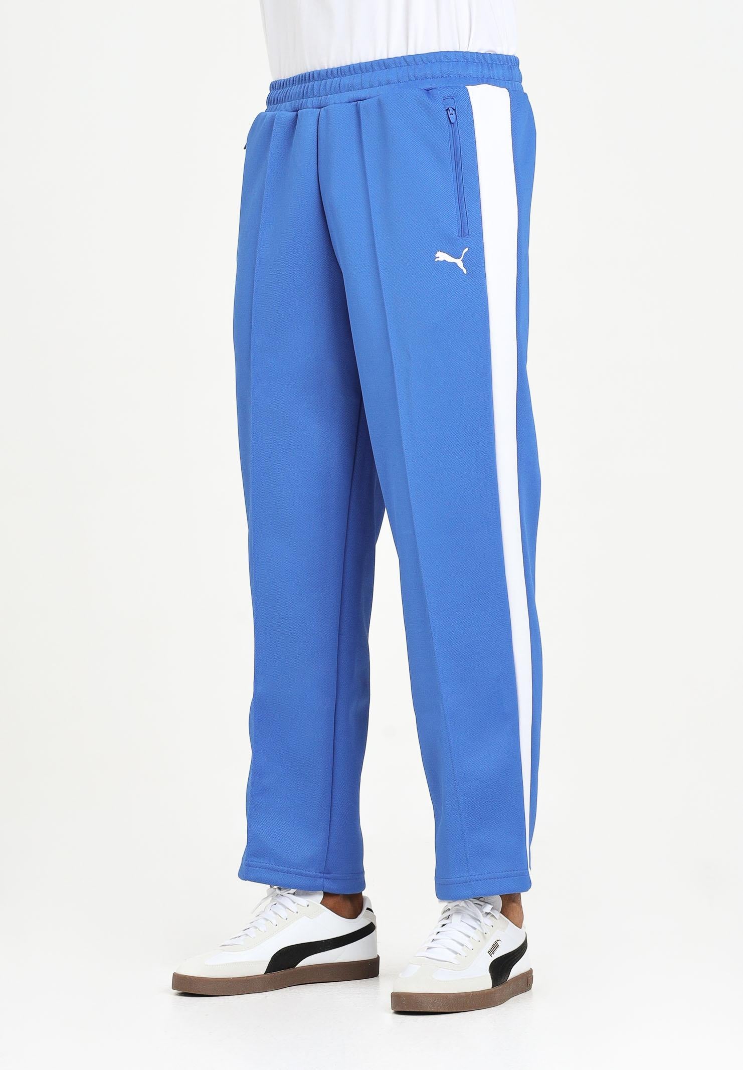 PUMA Pantalone sportivo T7 ALWAYS ON blu acceso da uomo 629589 13 PUMA